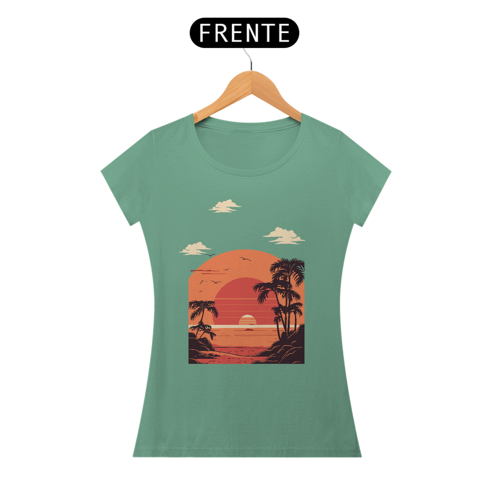 Baby long estonada, pôr do sol