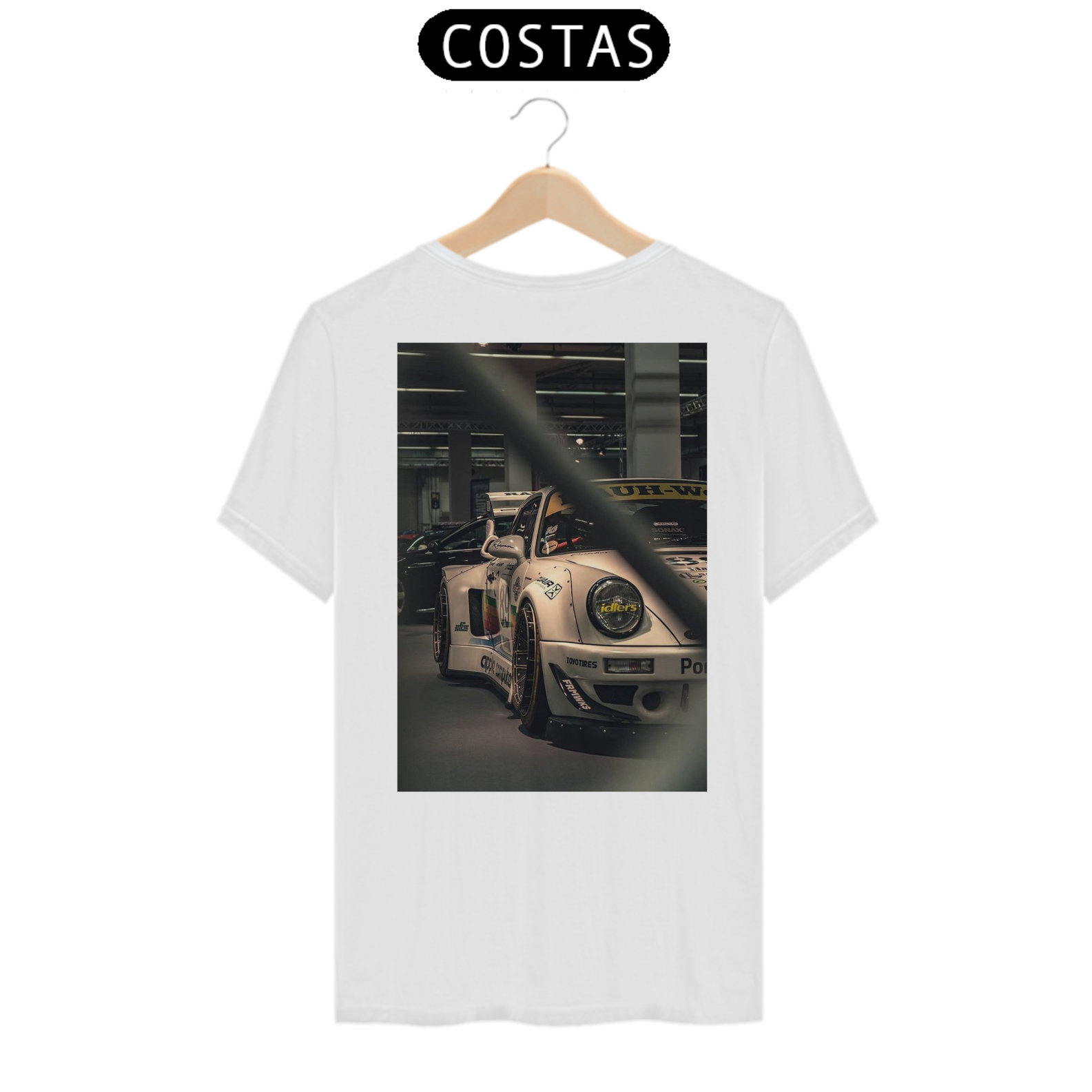 Camiseta Porsche - Costas