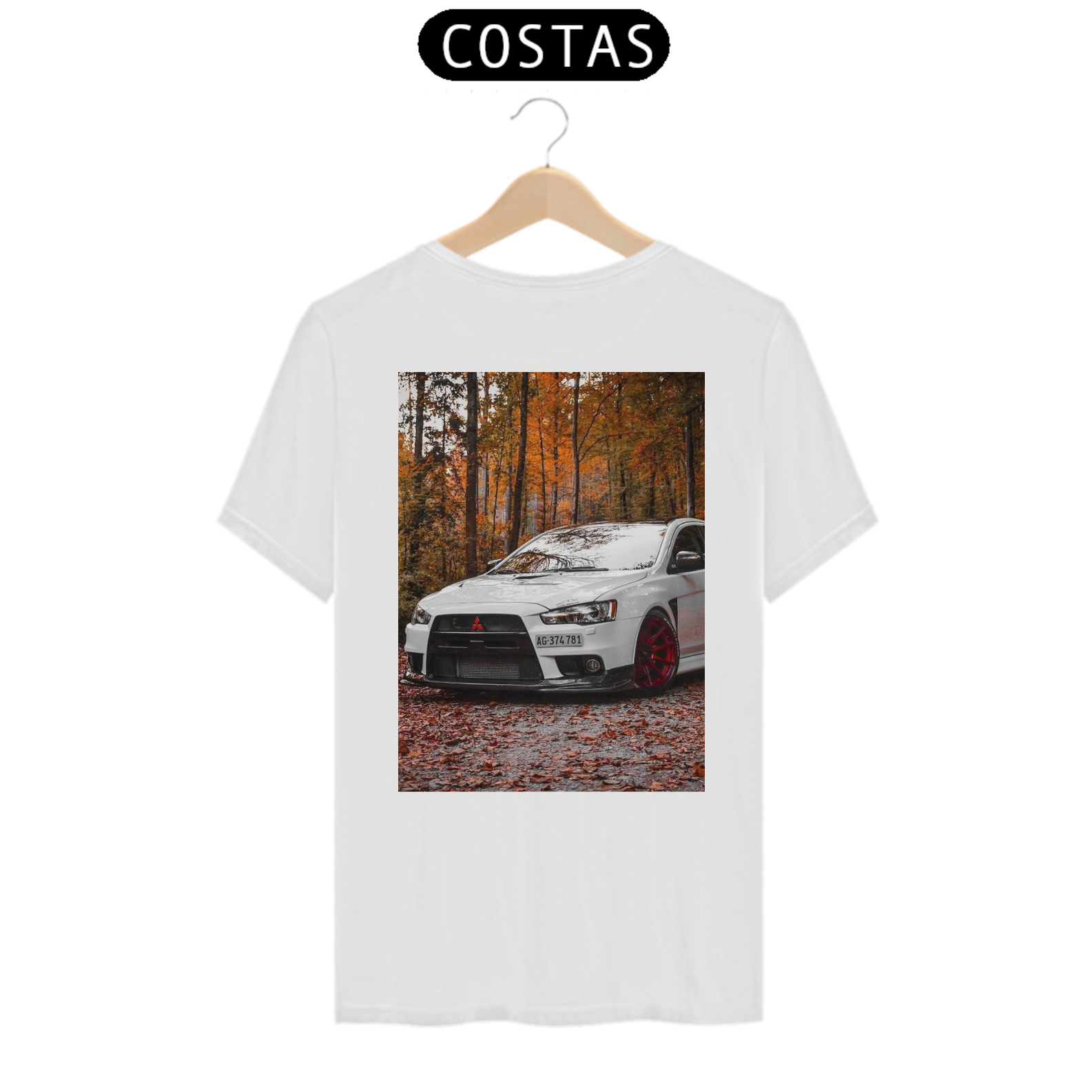 Camiseta Lancer Evo - Costas