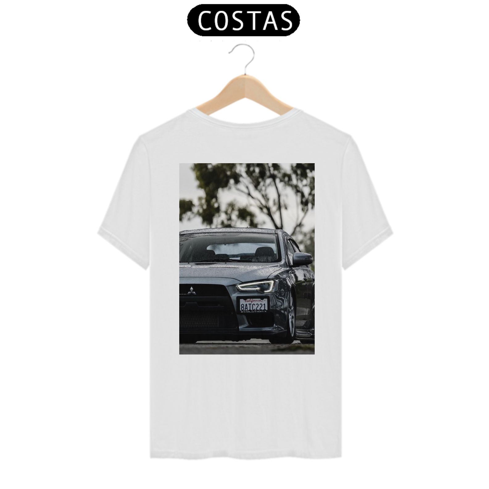 Camiseta Lancer Evo - Costas
