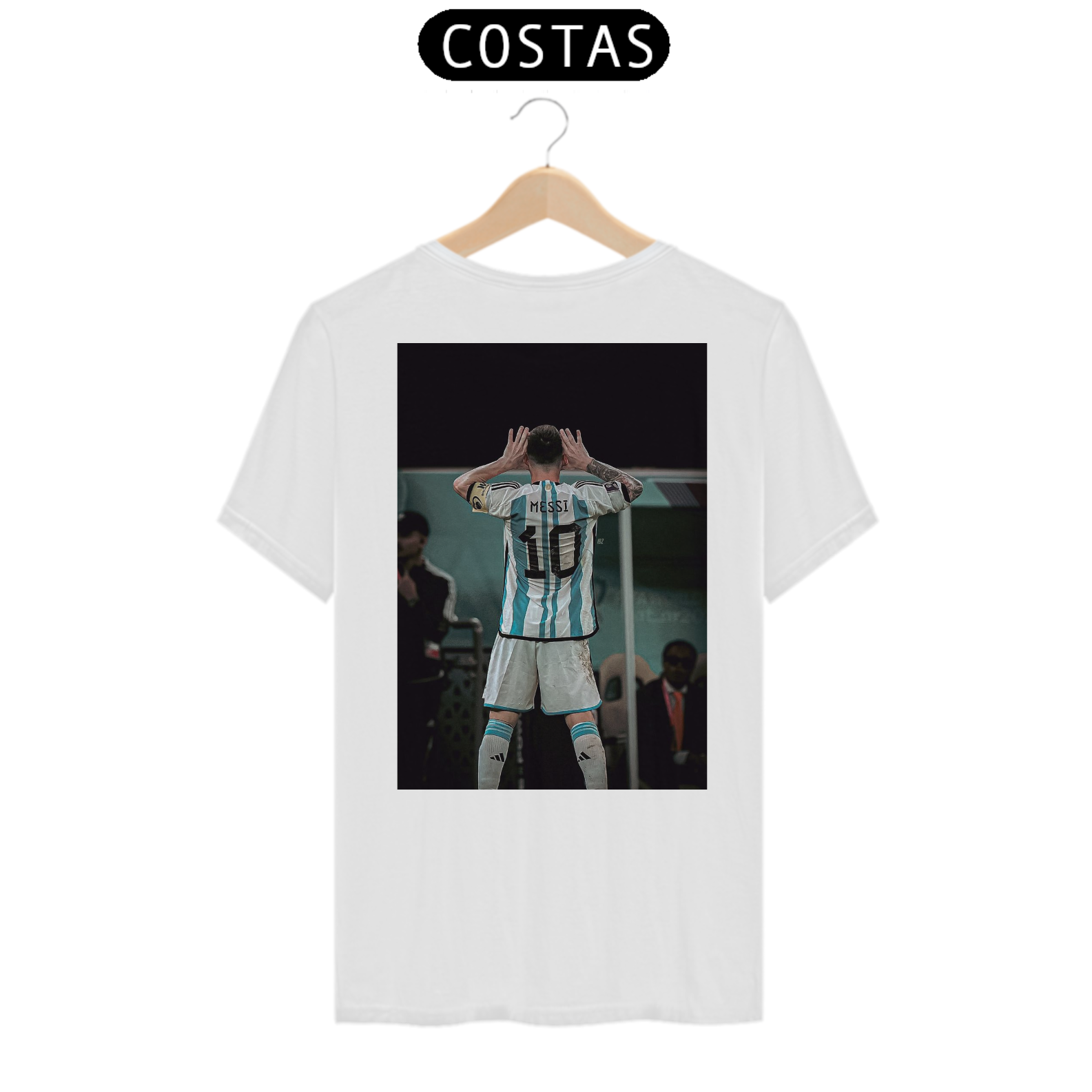 Camiseta Messi - Costas