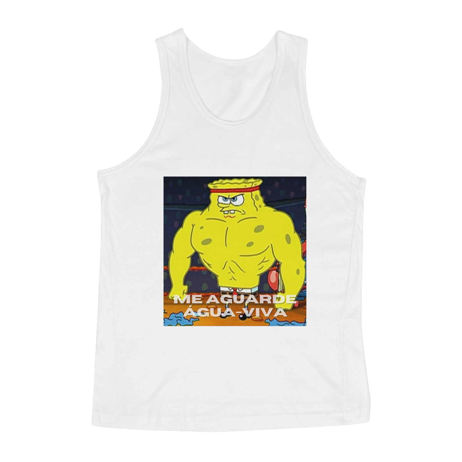Regata Me Aguade Água-Viva Bob Esponja Meme