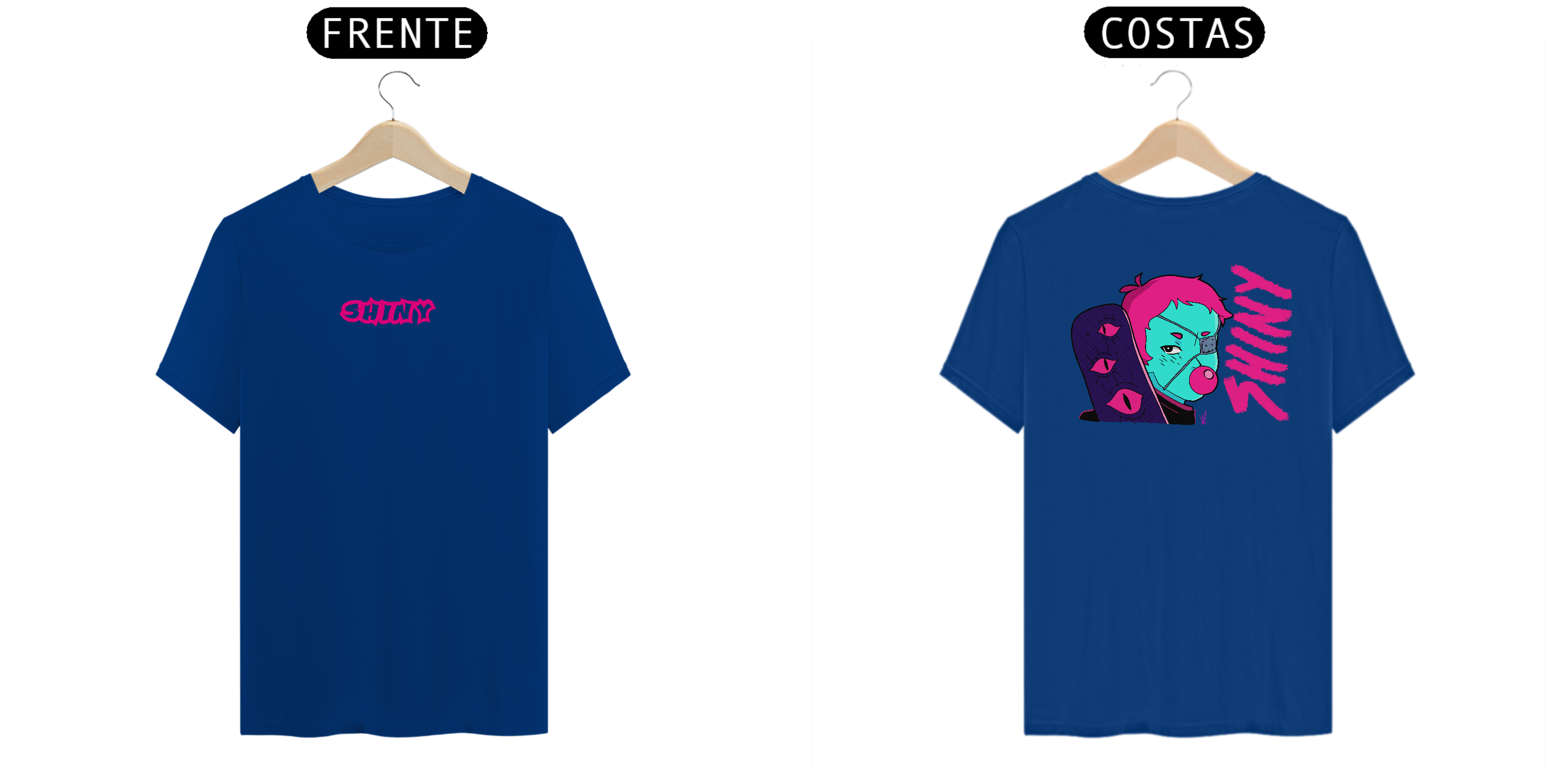 Camiseta Shinyboy azul royal