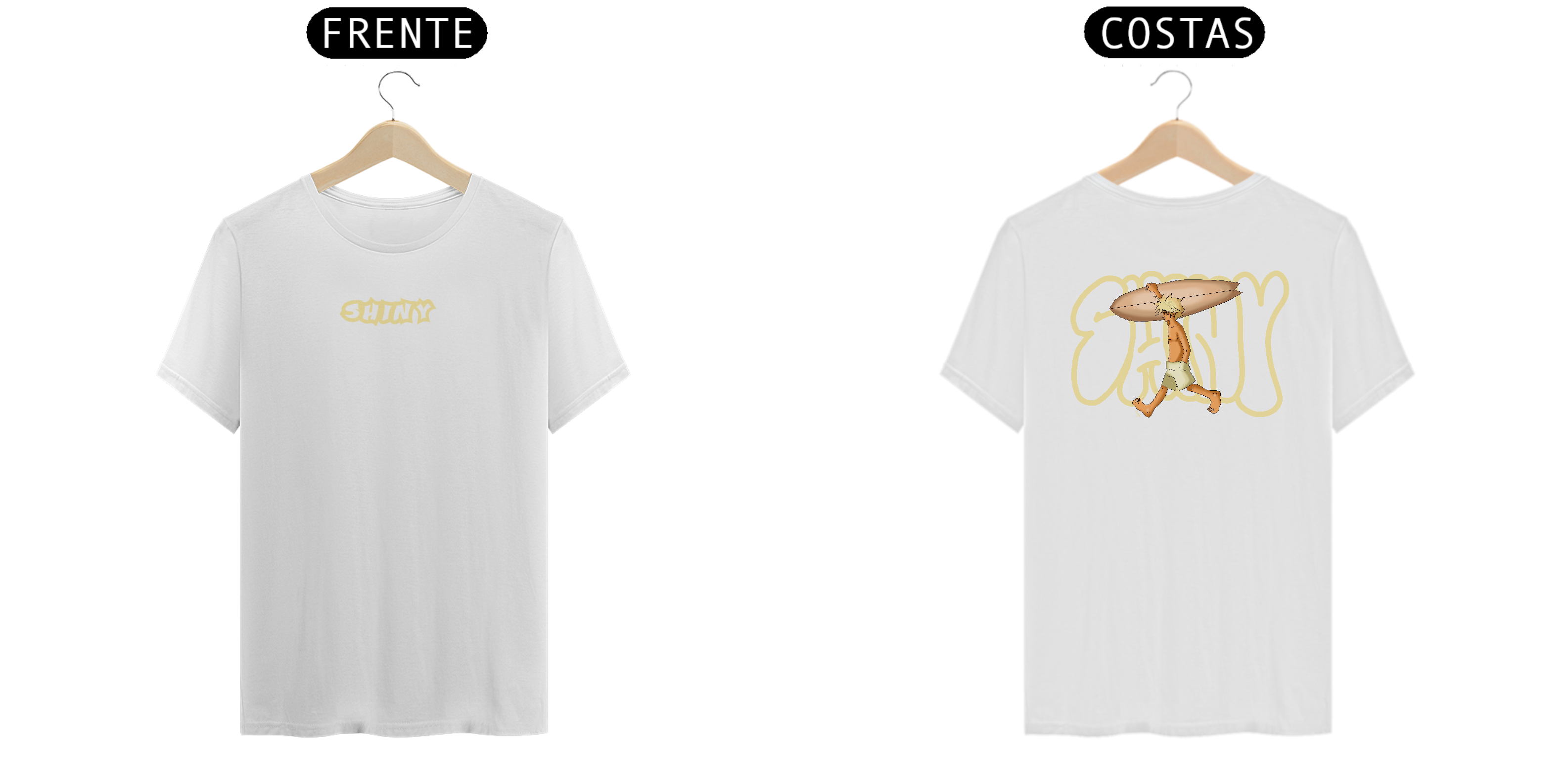 Camiseta Shiny surfboy edição amarela