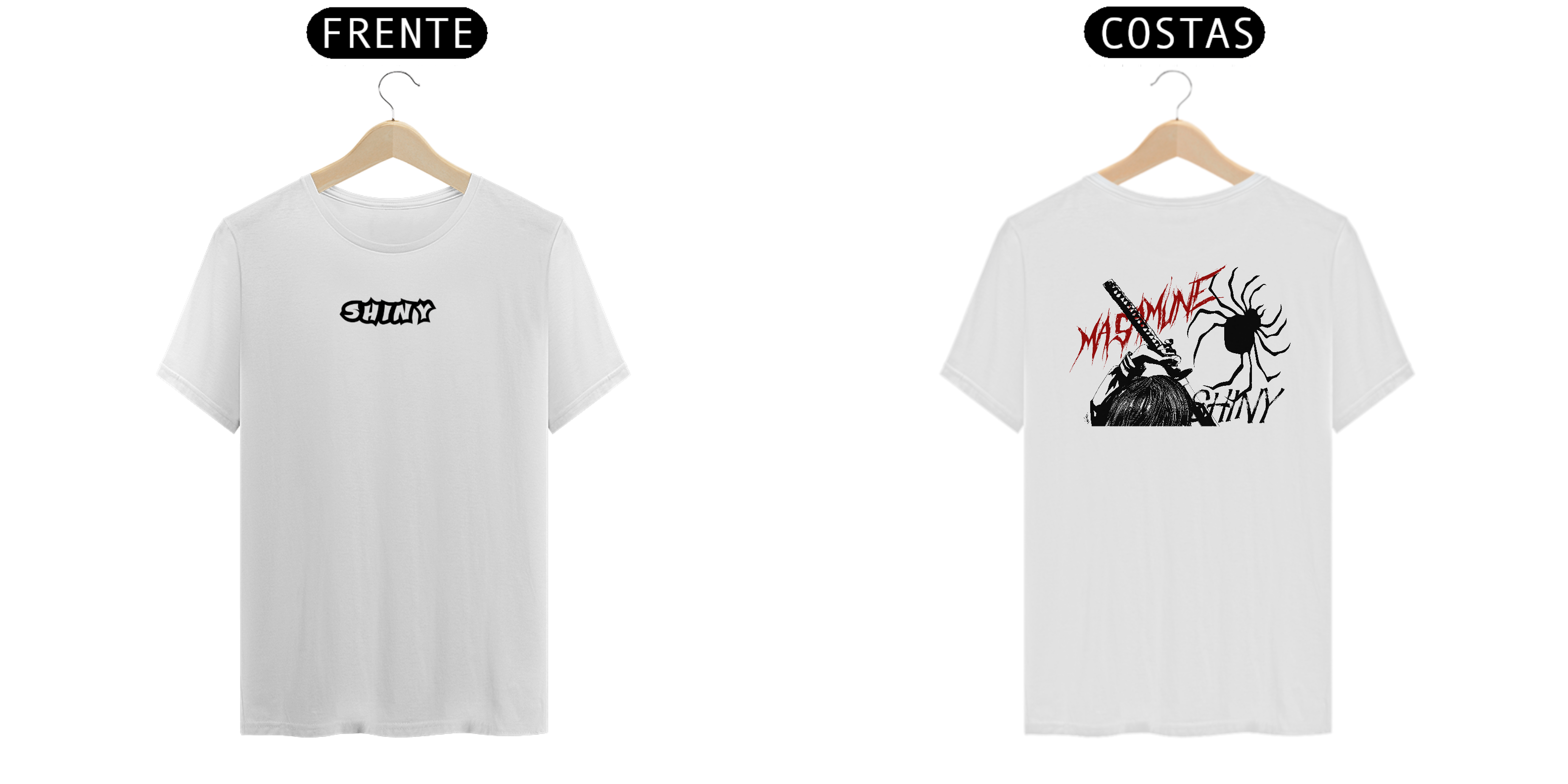 Camiseta Shiny masamune branca 