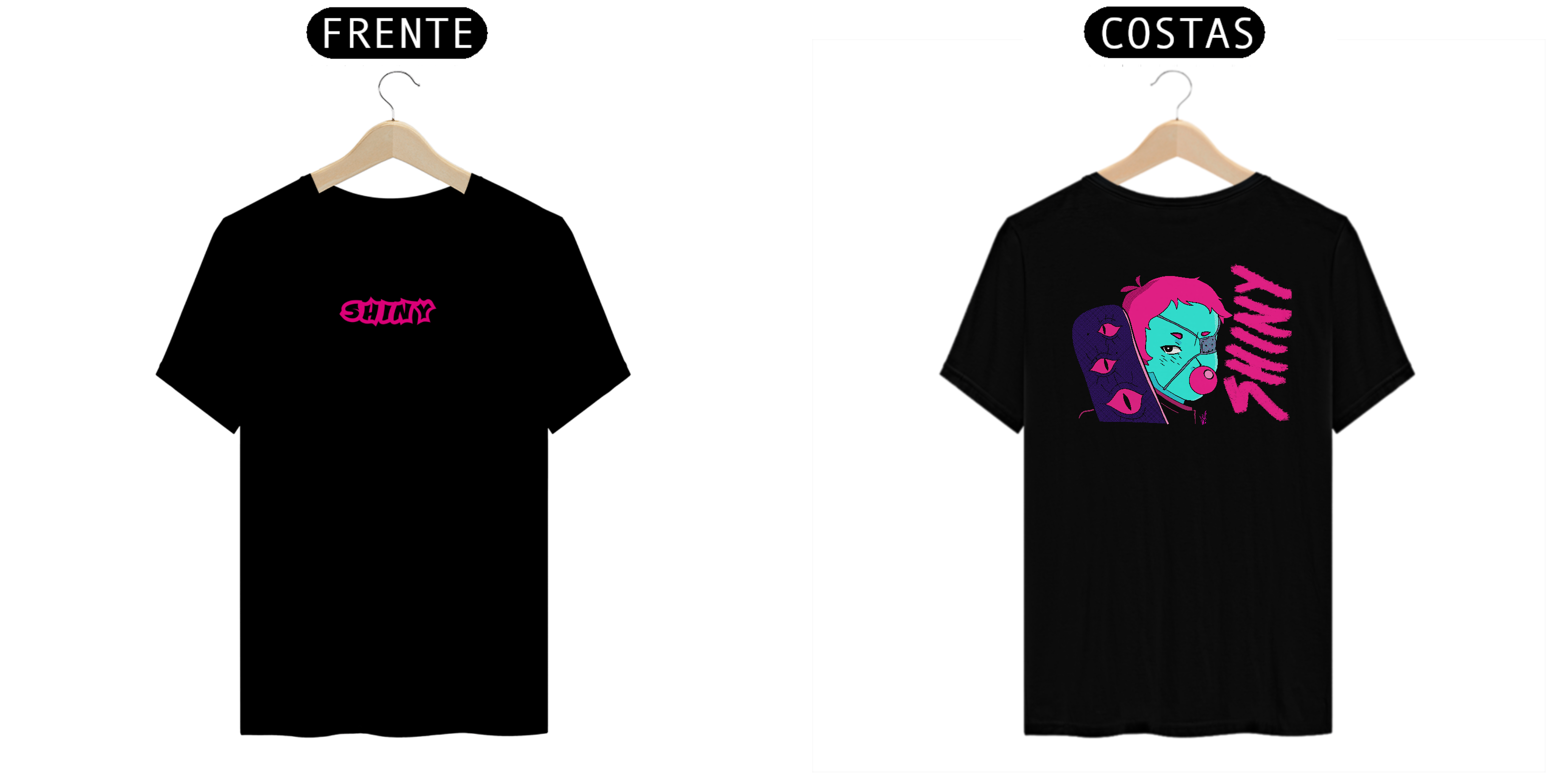 Camiseta Shinyboy preta