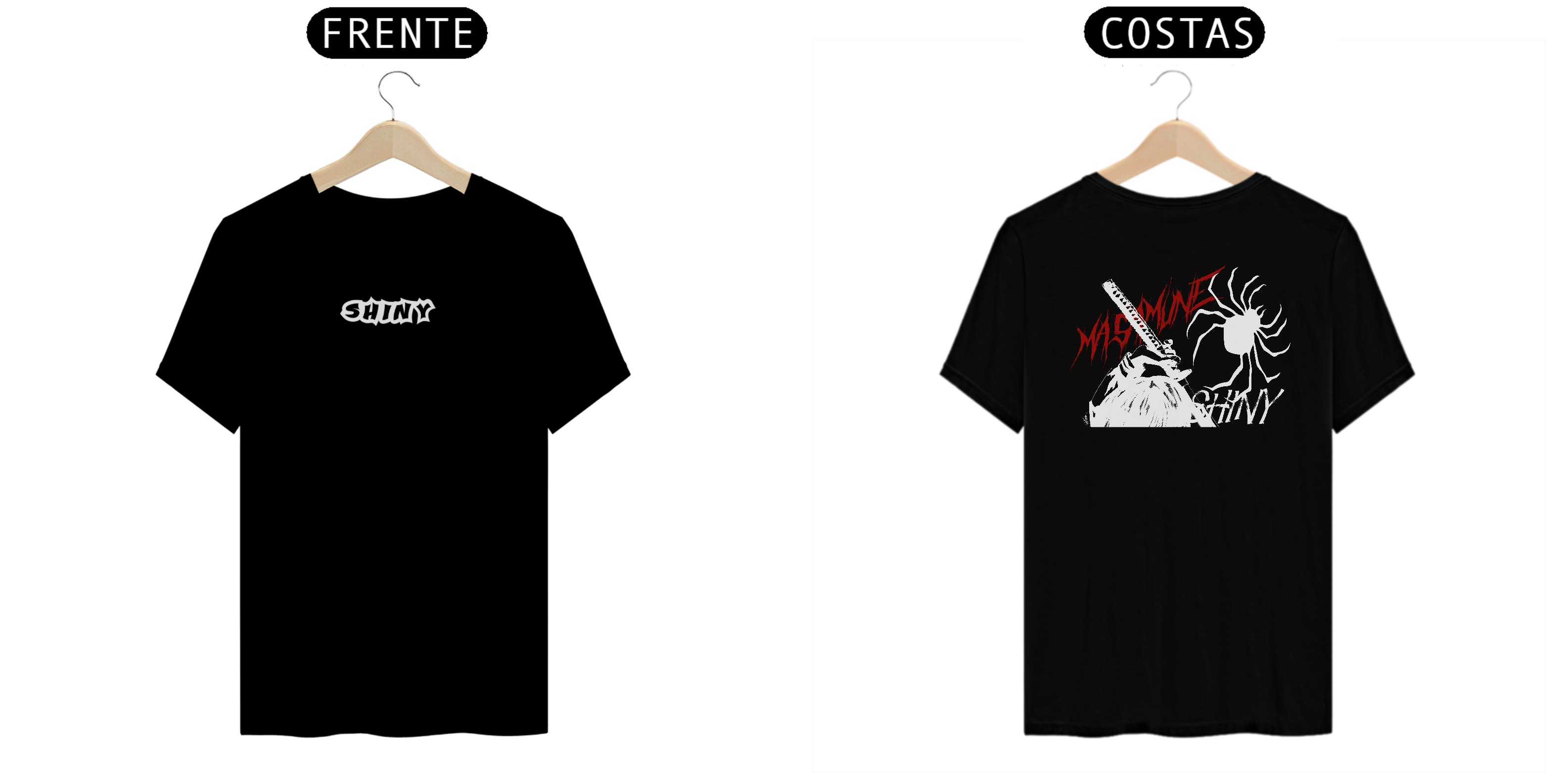 Camiseta Shiny masamune preta