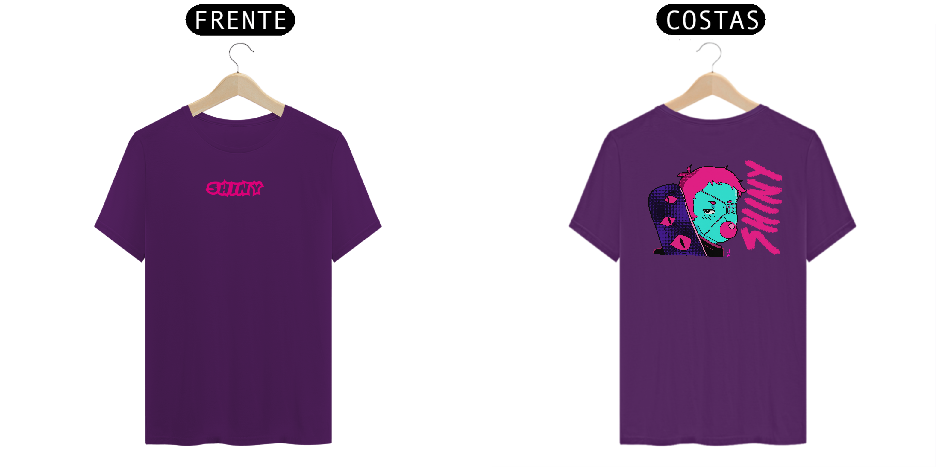 Camiseta Shinyboy roxa