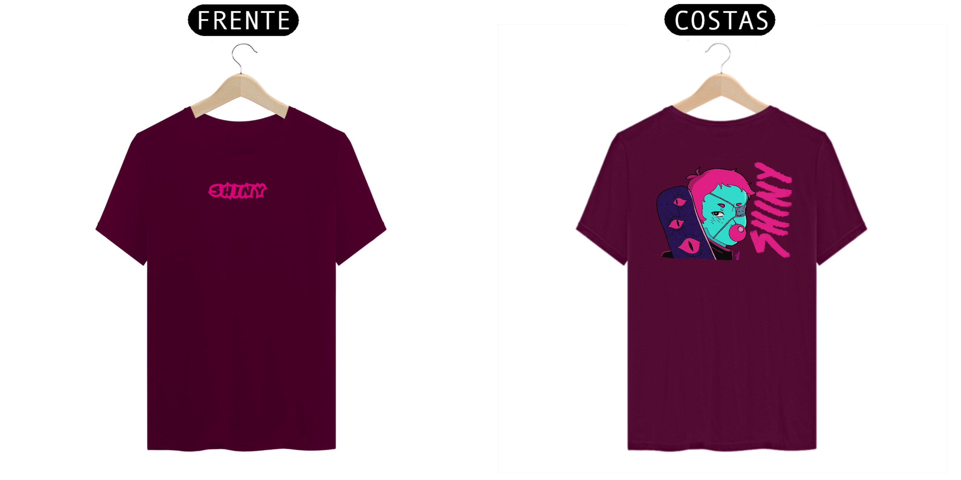 Camiseta Shinyboy vinho