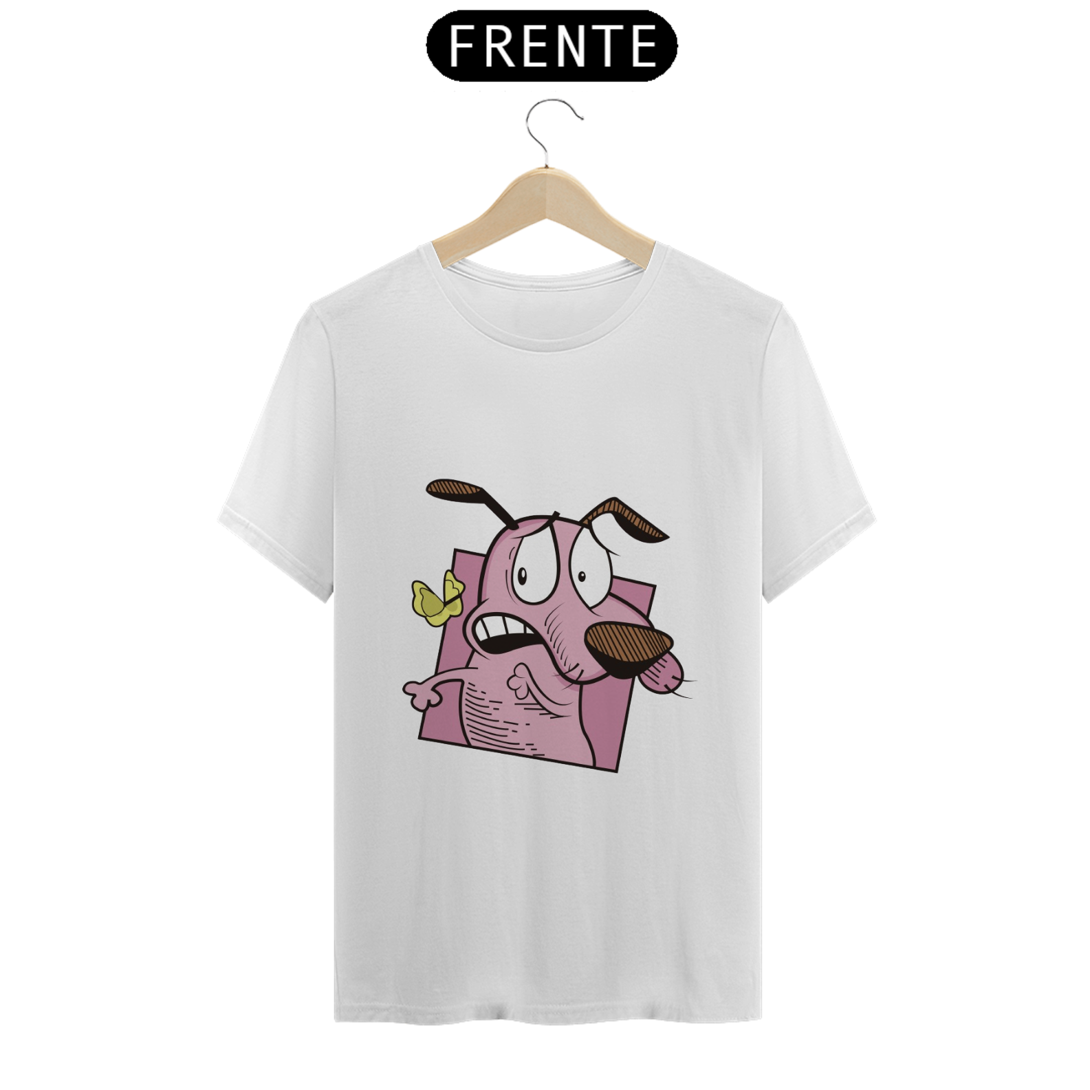 Camiseta - Coragem o cão covarde