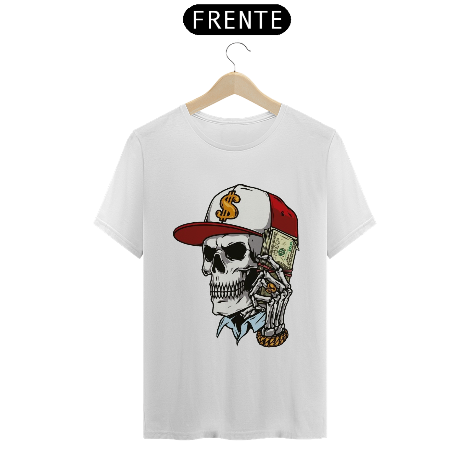 Camiseta - Caveira money