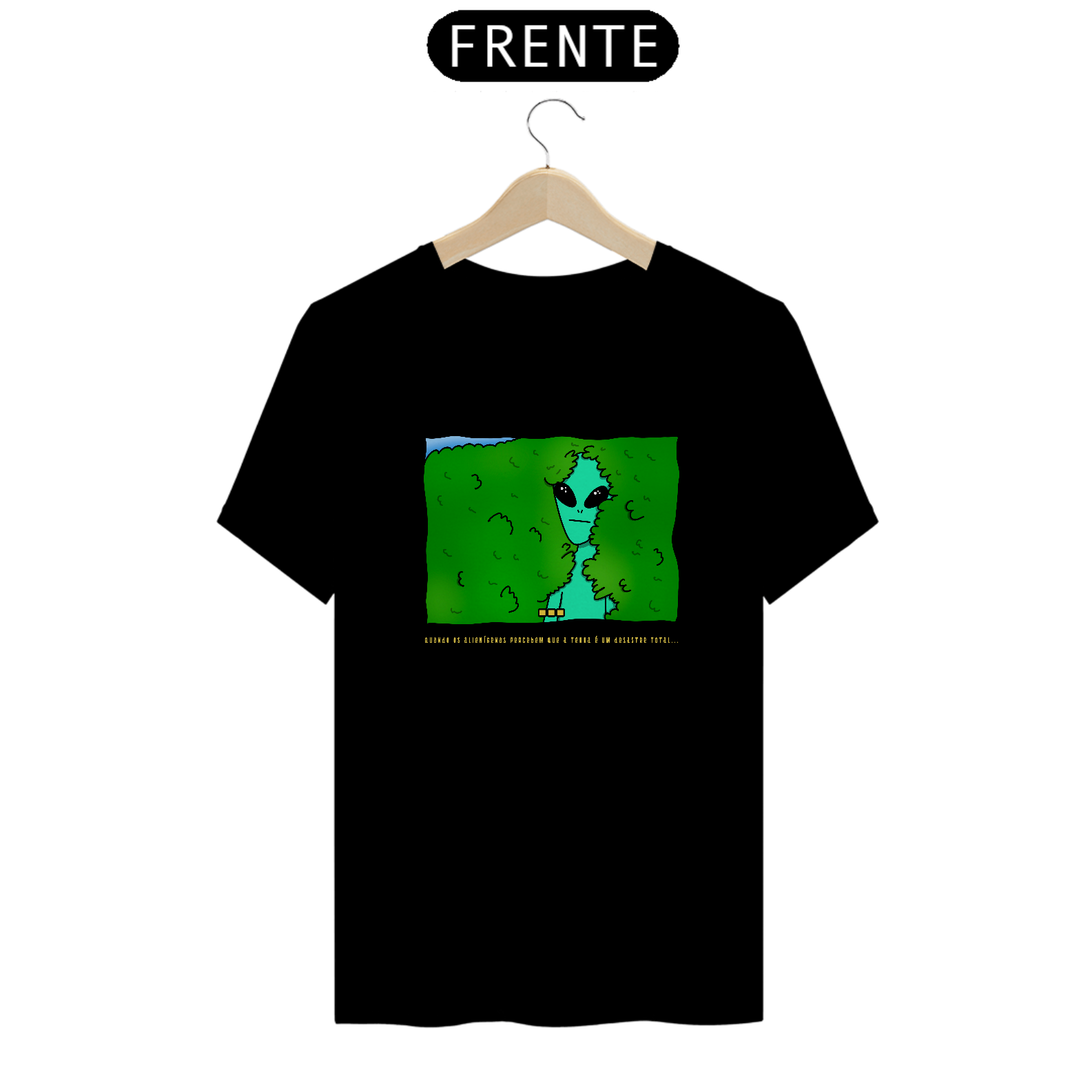 Camiseta Meme Allien  - Linha Quality