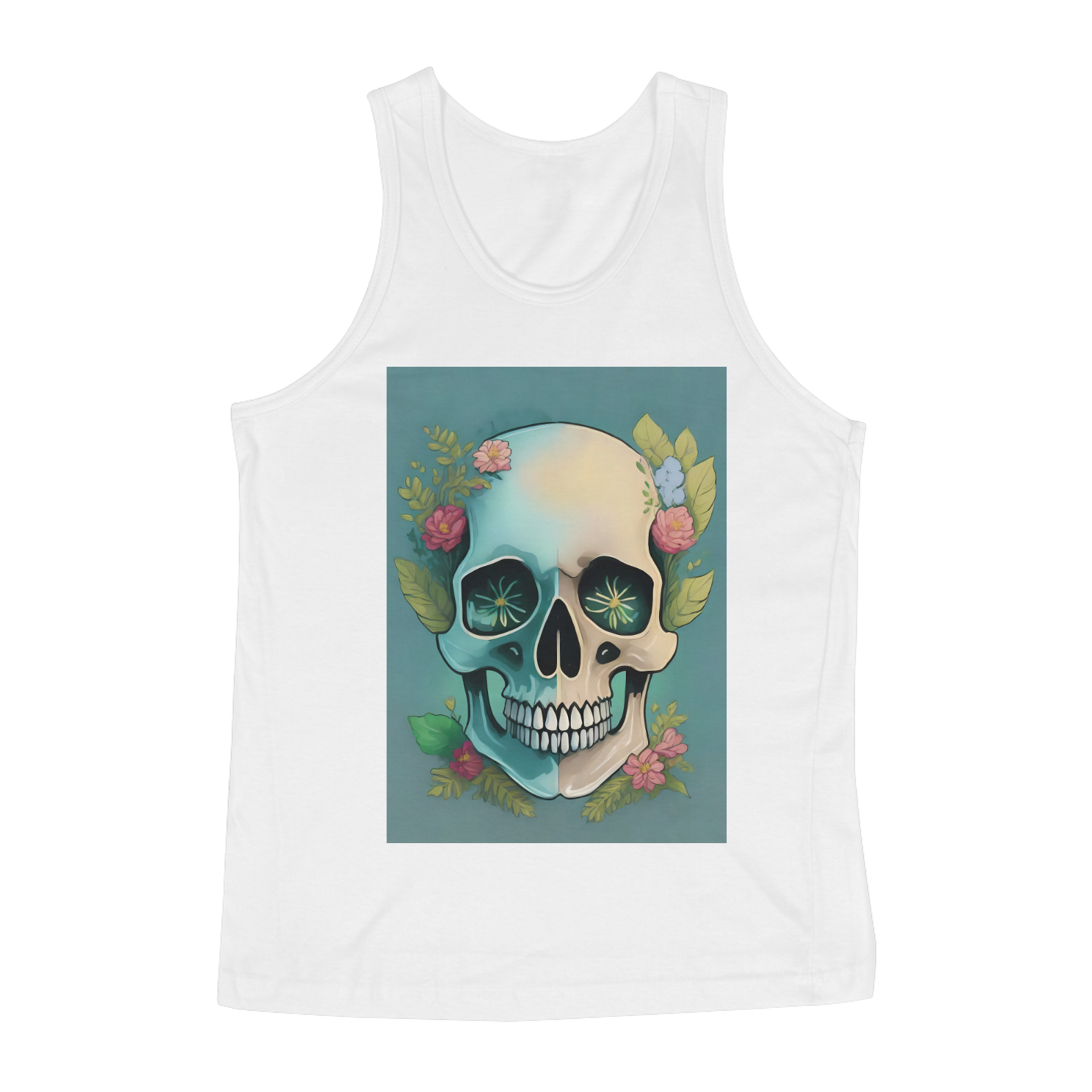 Regata Soy Caveira - Crãnio das Flores