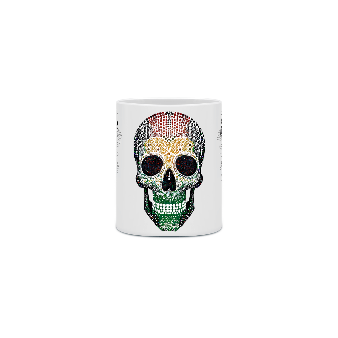 Caneca Soy Caveira - Pontilhismo