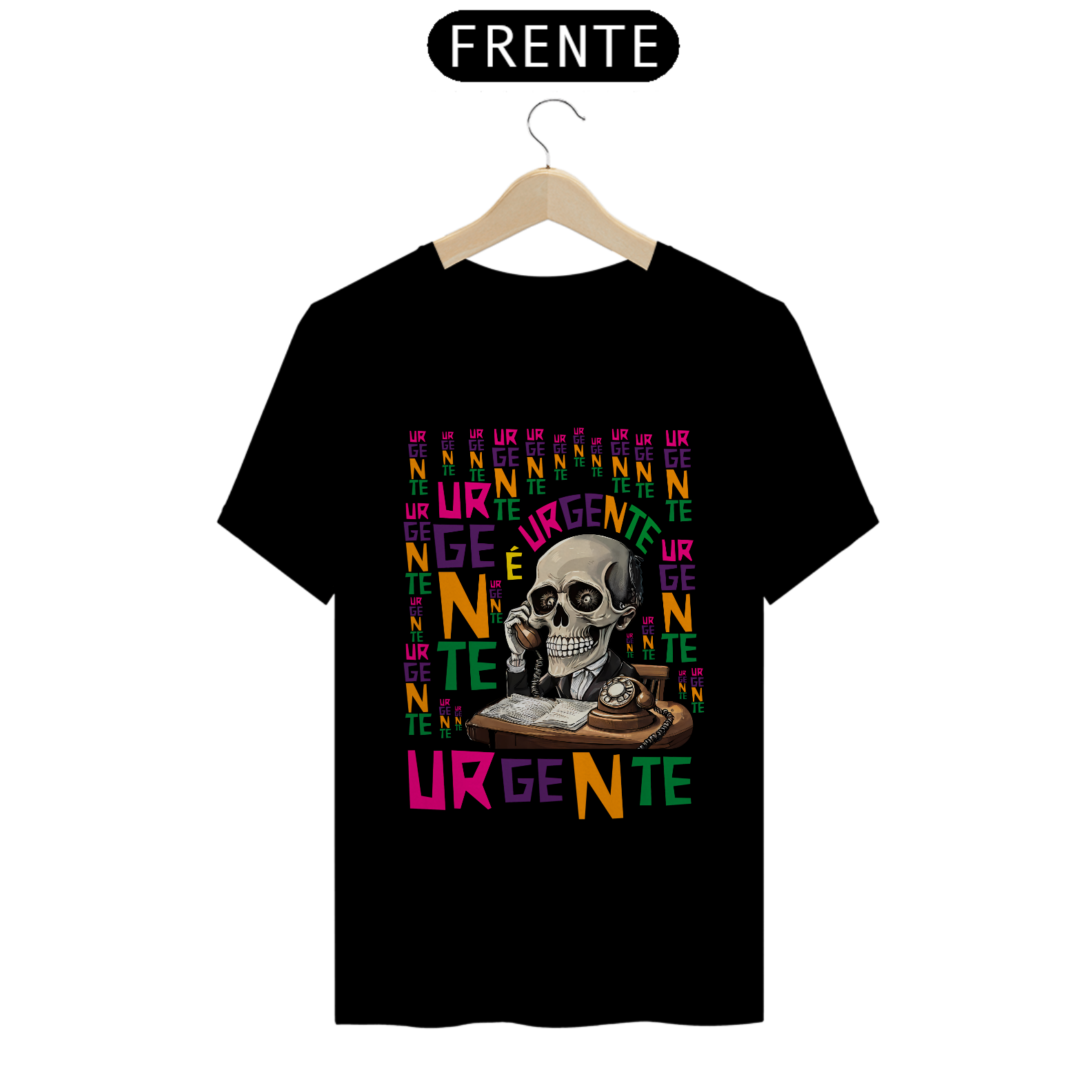 Camiseta Soy Caveira  - Urgente é Urgente!