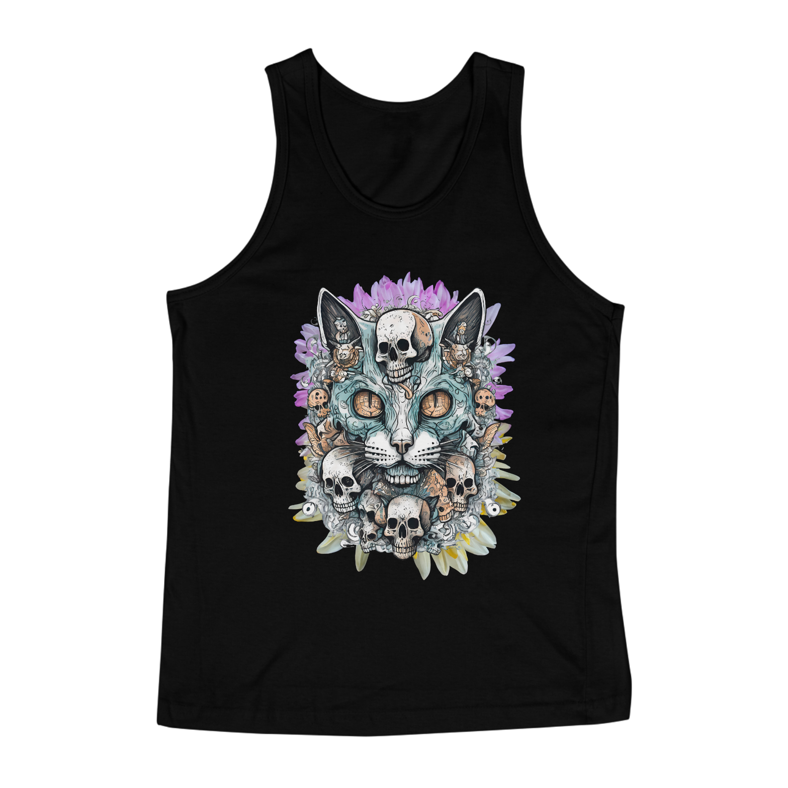 Regata Soy Caveira - Gato Skull