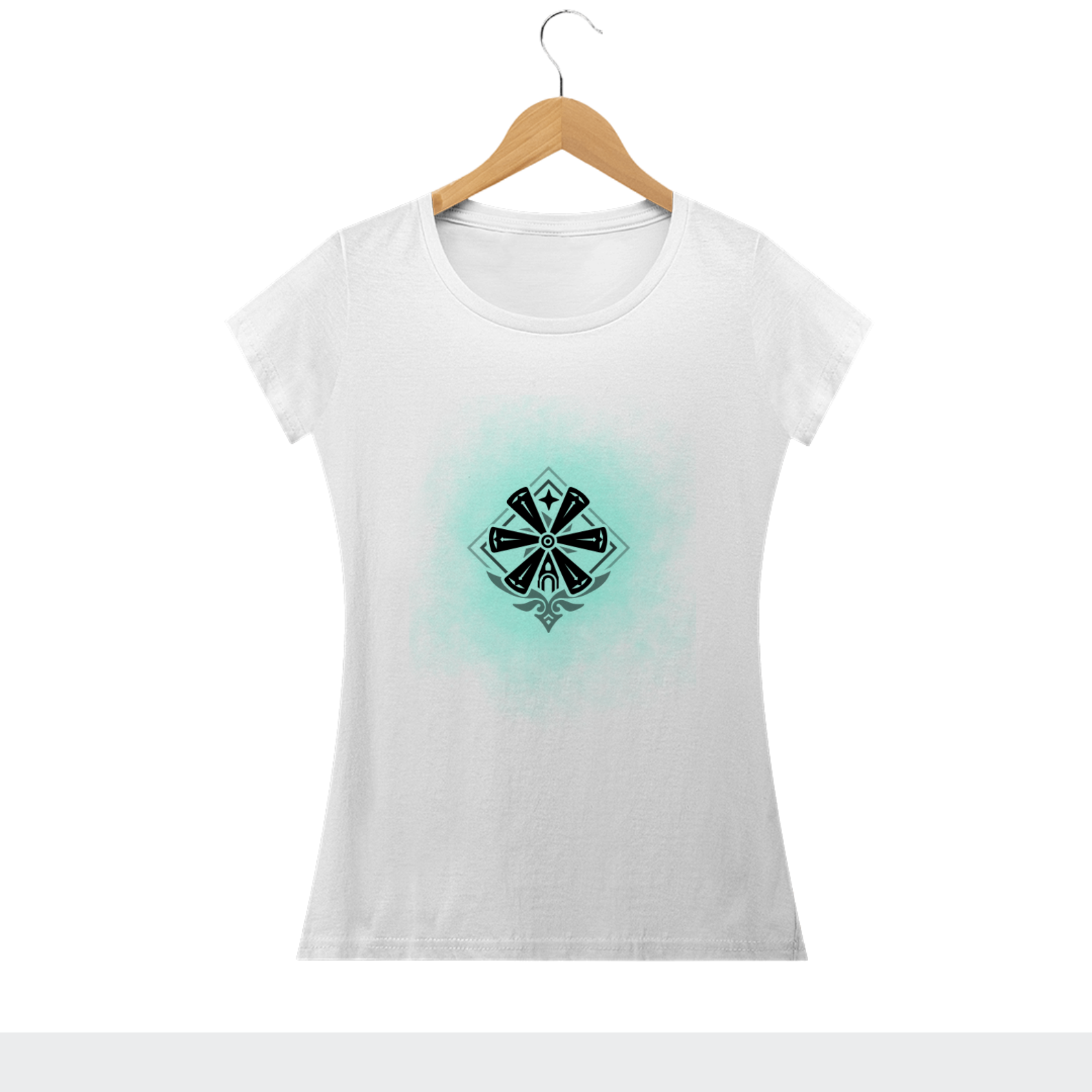 camiseta feinina Genshin Impact - Mondstadt