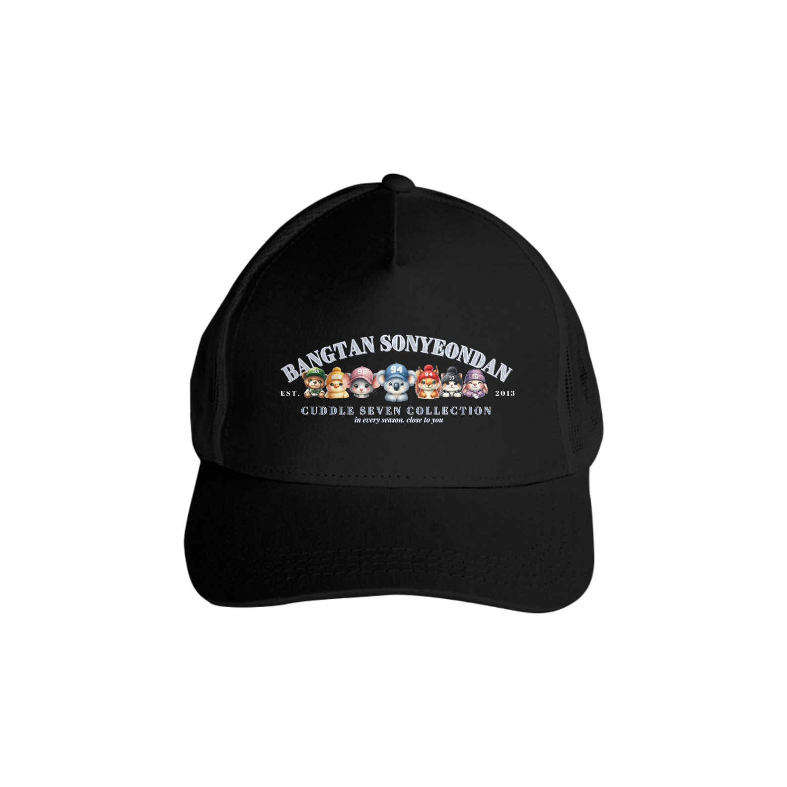 CUDDLE 7 - HAT (BANGTAN) BLACK