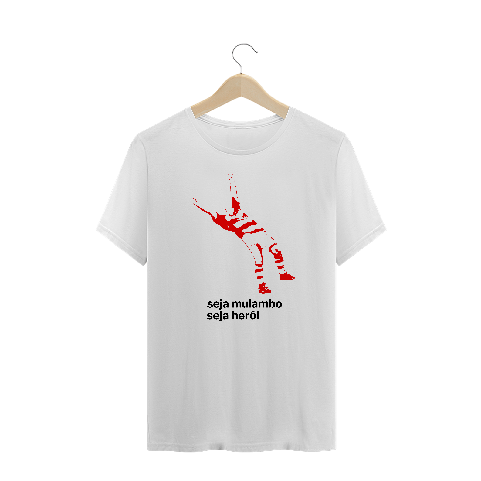 Seja Mulambo/Seja Herói - Plus Size - Branco/Cinza