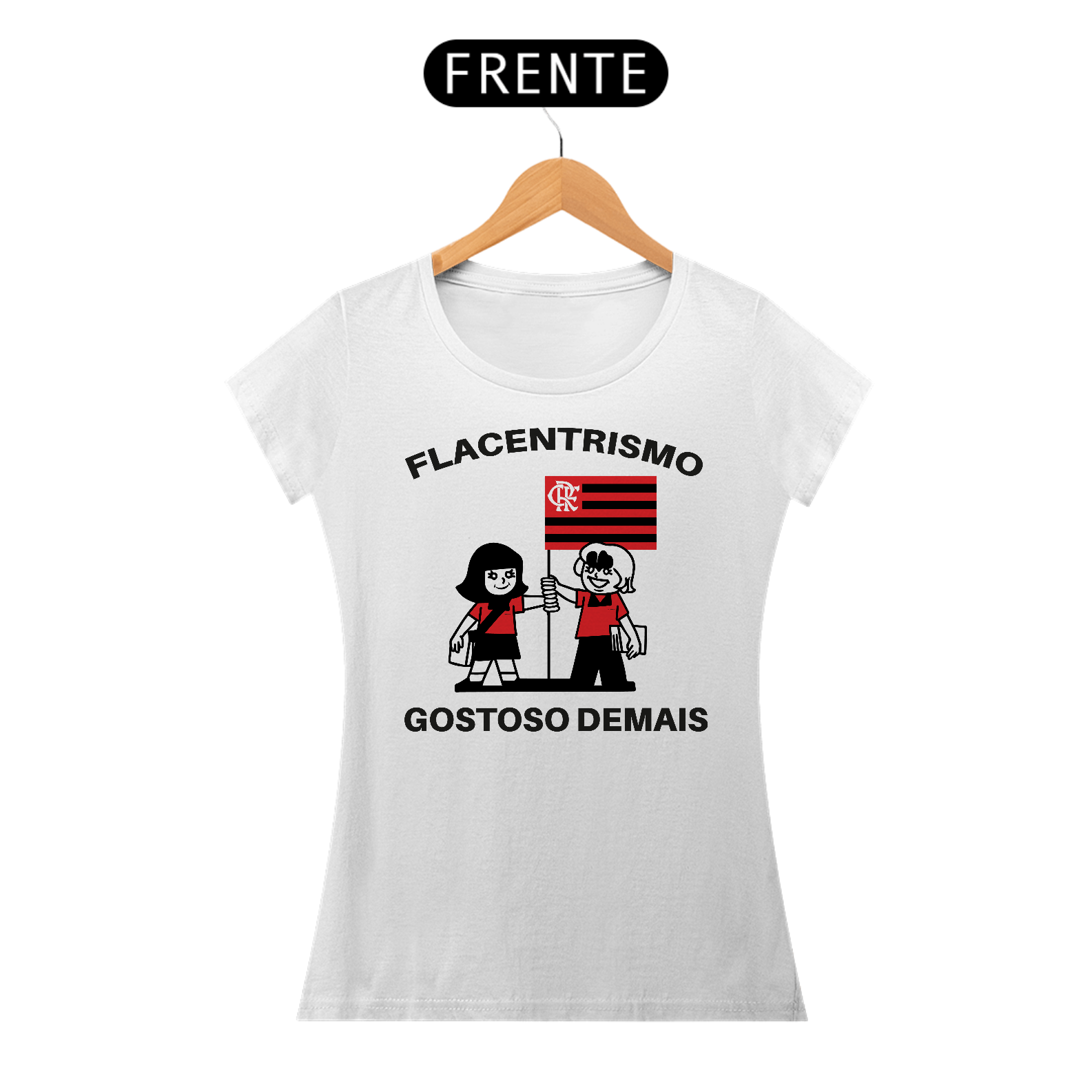 Flacentrismo Gostoso demais - Baby Long Prime - Branco