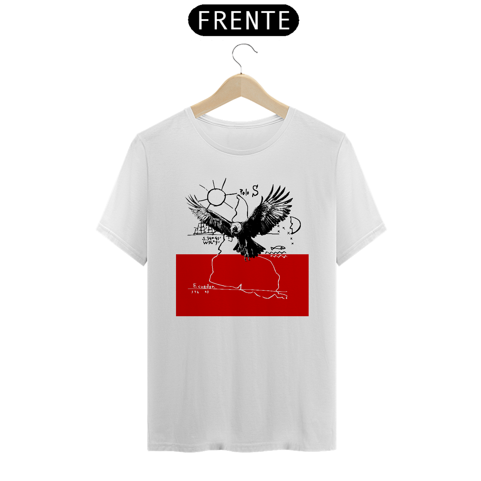 Américas do Urubu - T-shirt Prime - Branco