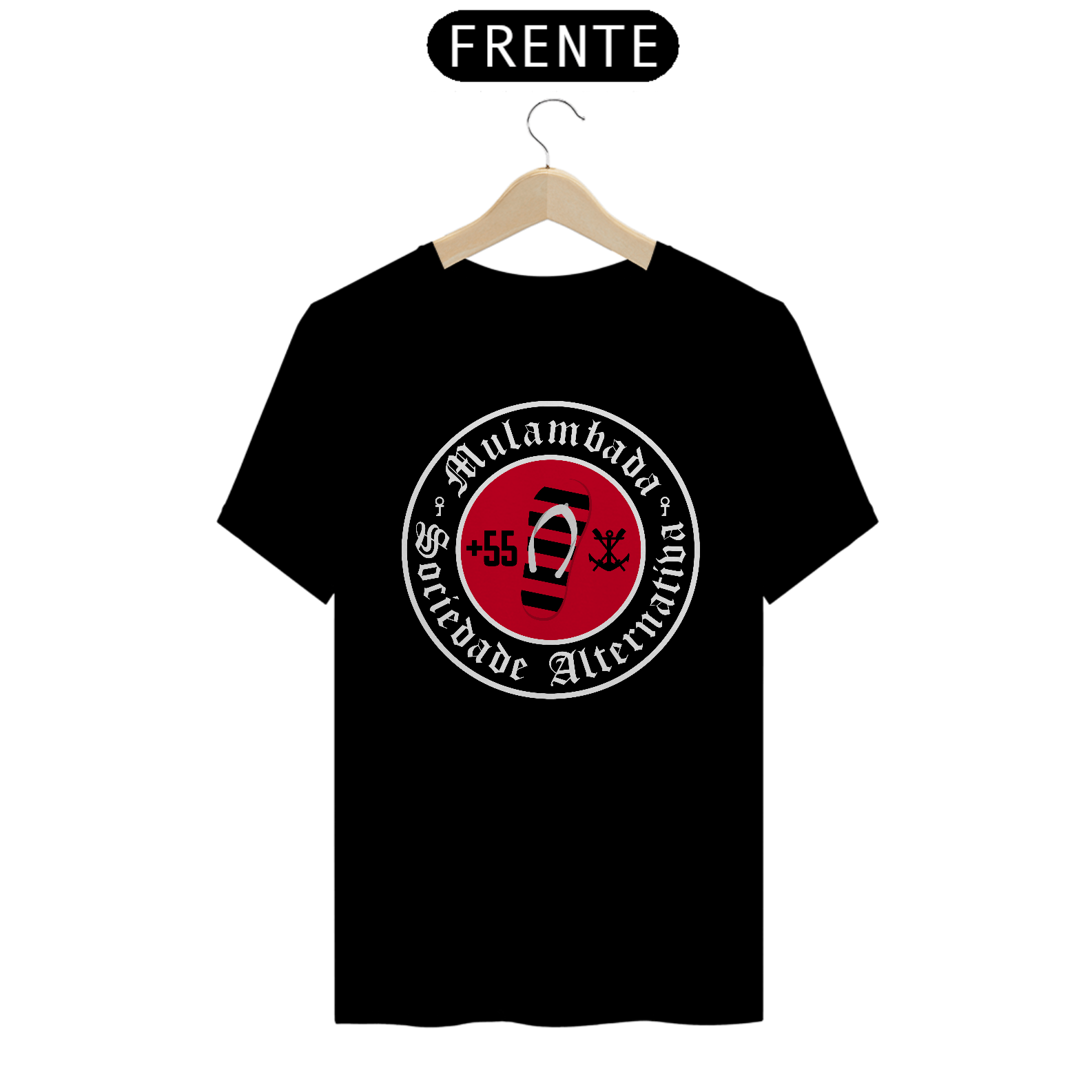 Sociedade Alternativa (+55) - T-Shirt Prime - Preto