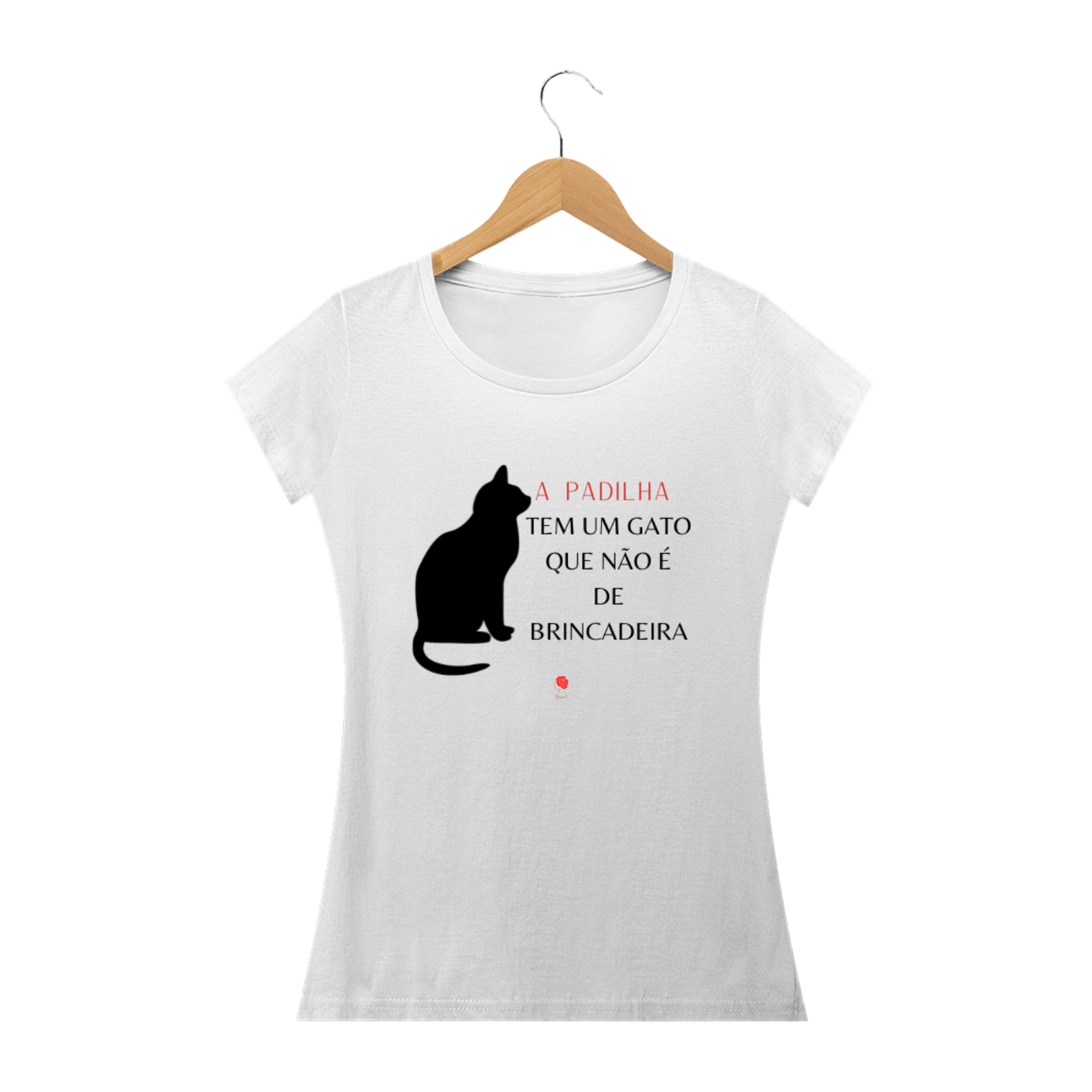 Camiseta Baby Look - Gato da Padilha
