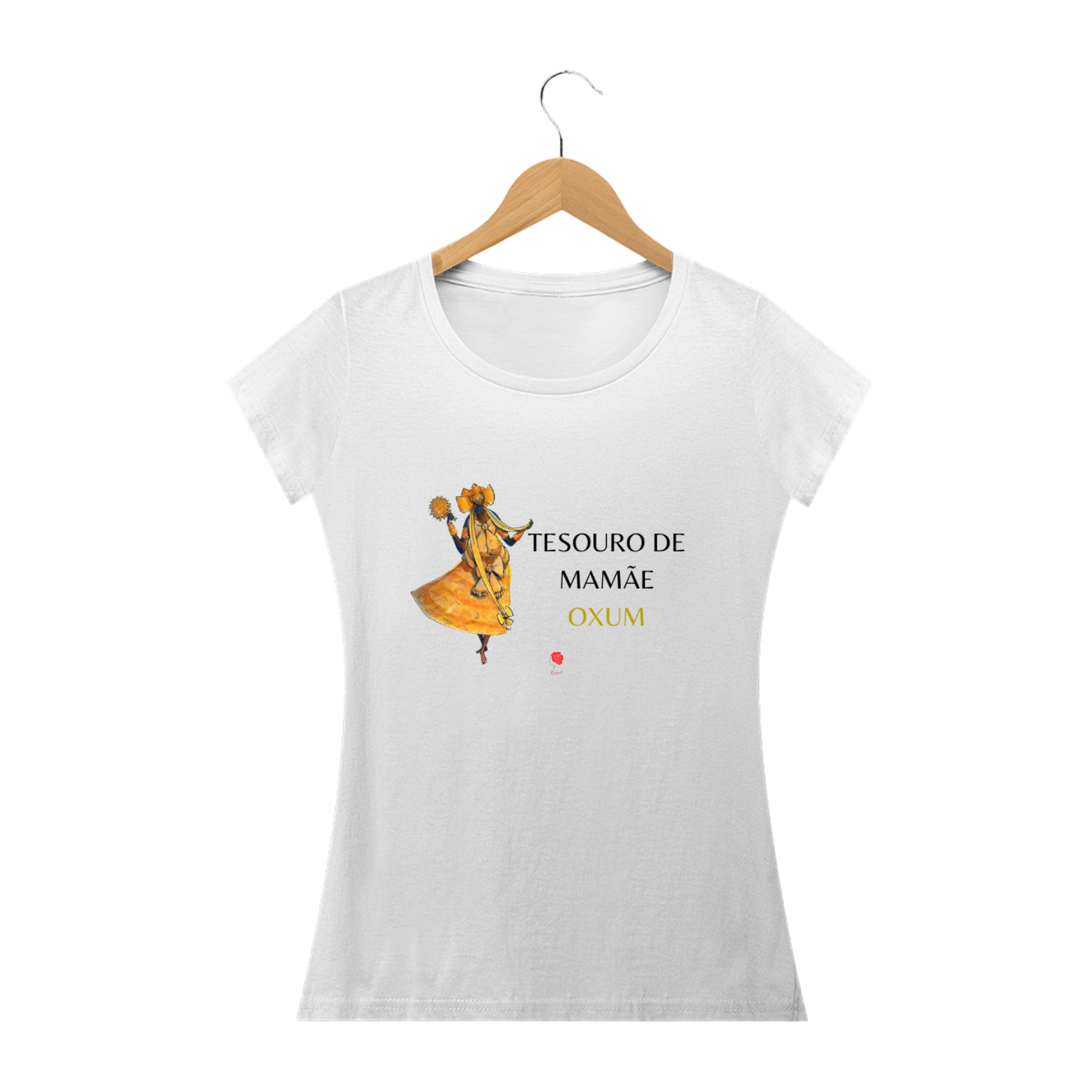 Camiseta Baby Look Oxum - Tesouro de mamãe