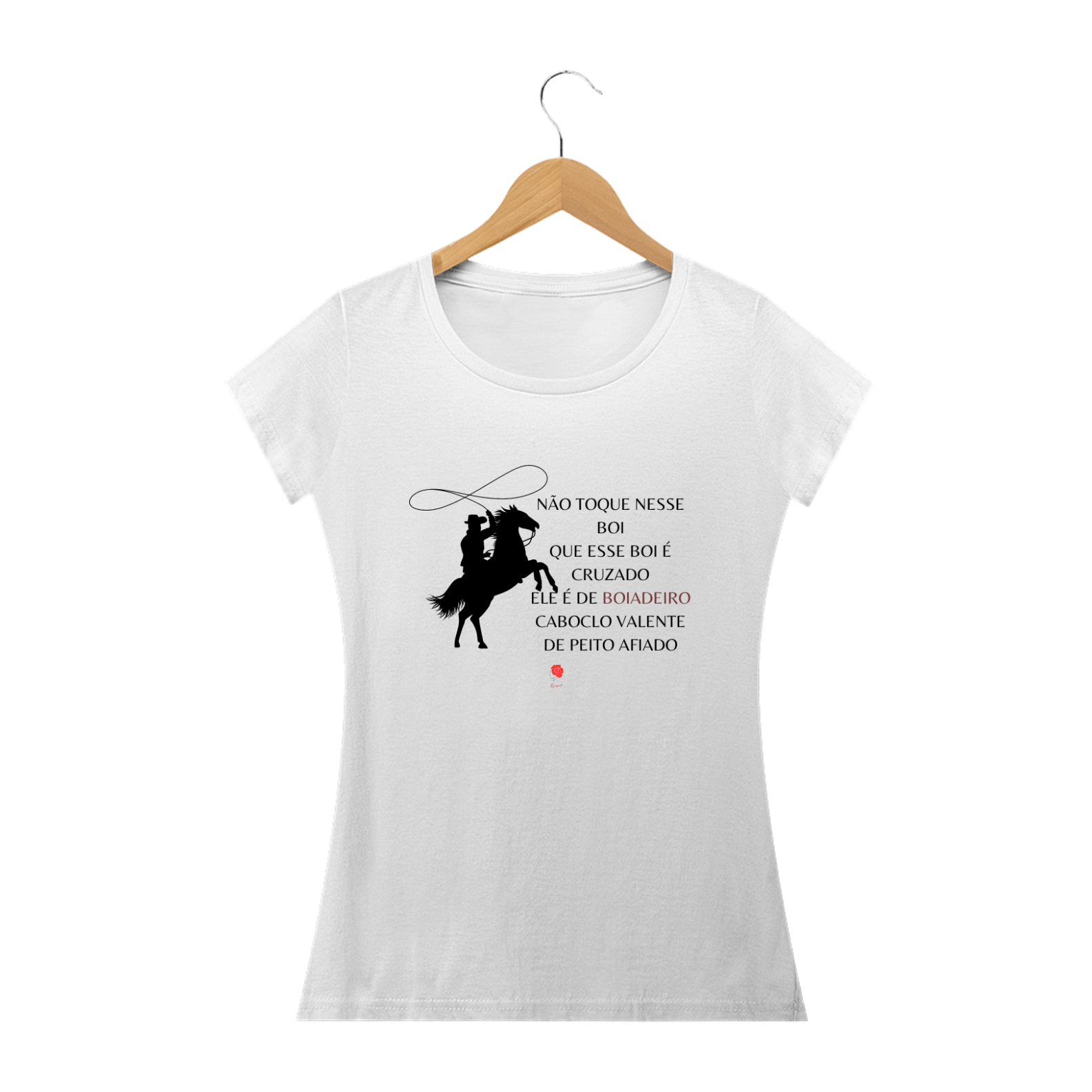 Camiseta Baby Look Boiadeiro