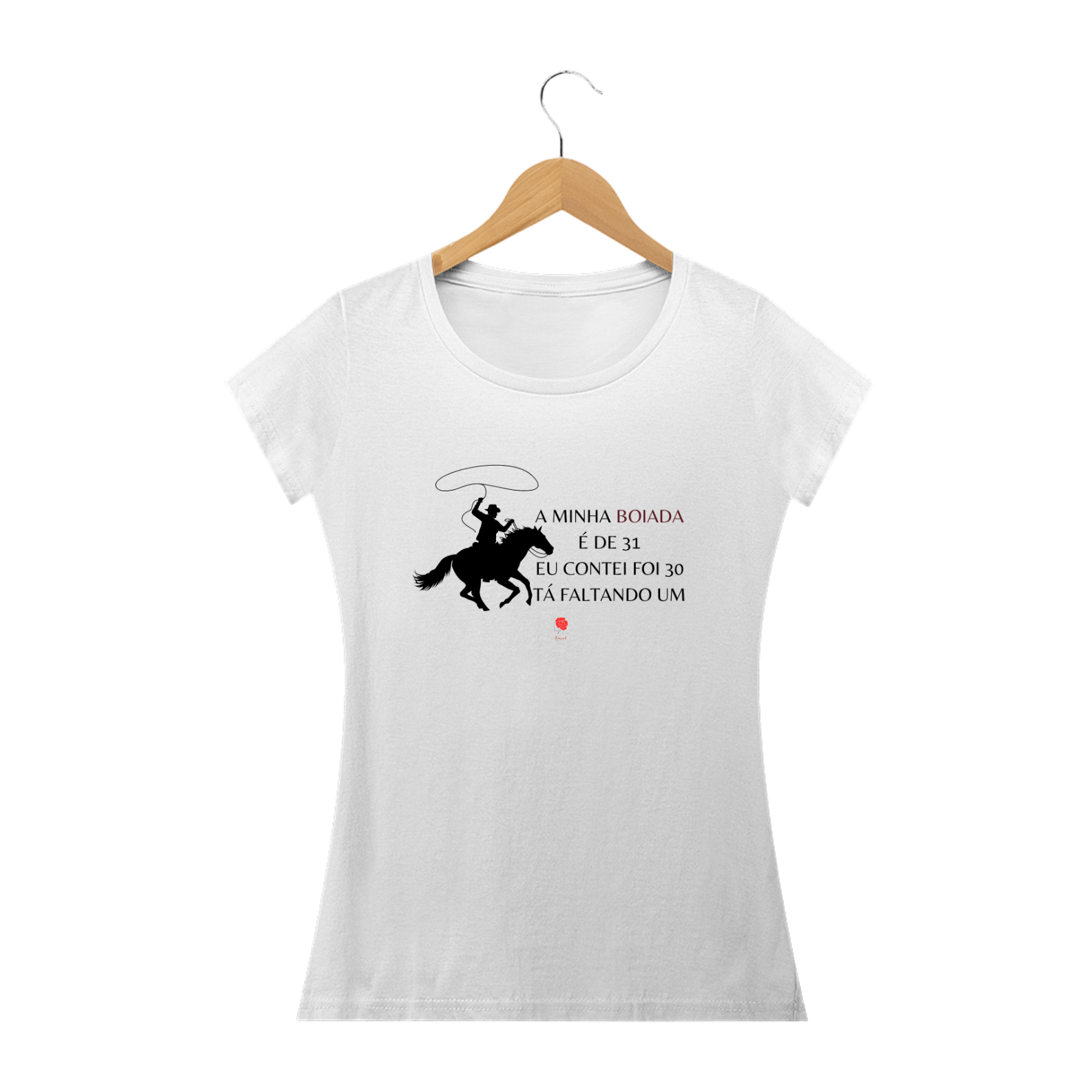 Camiseta Baby Look Boiadeiro