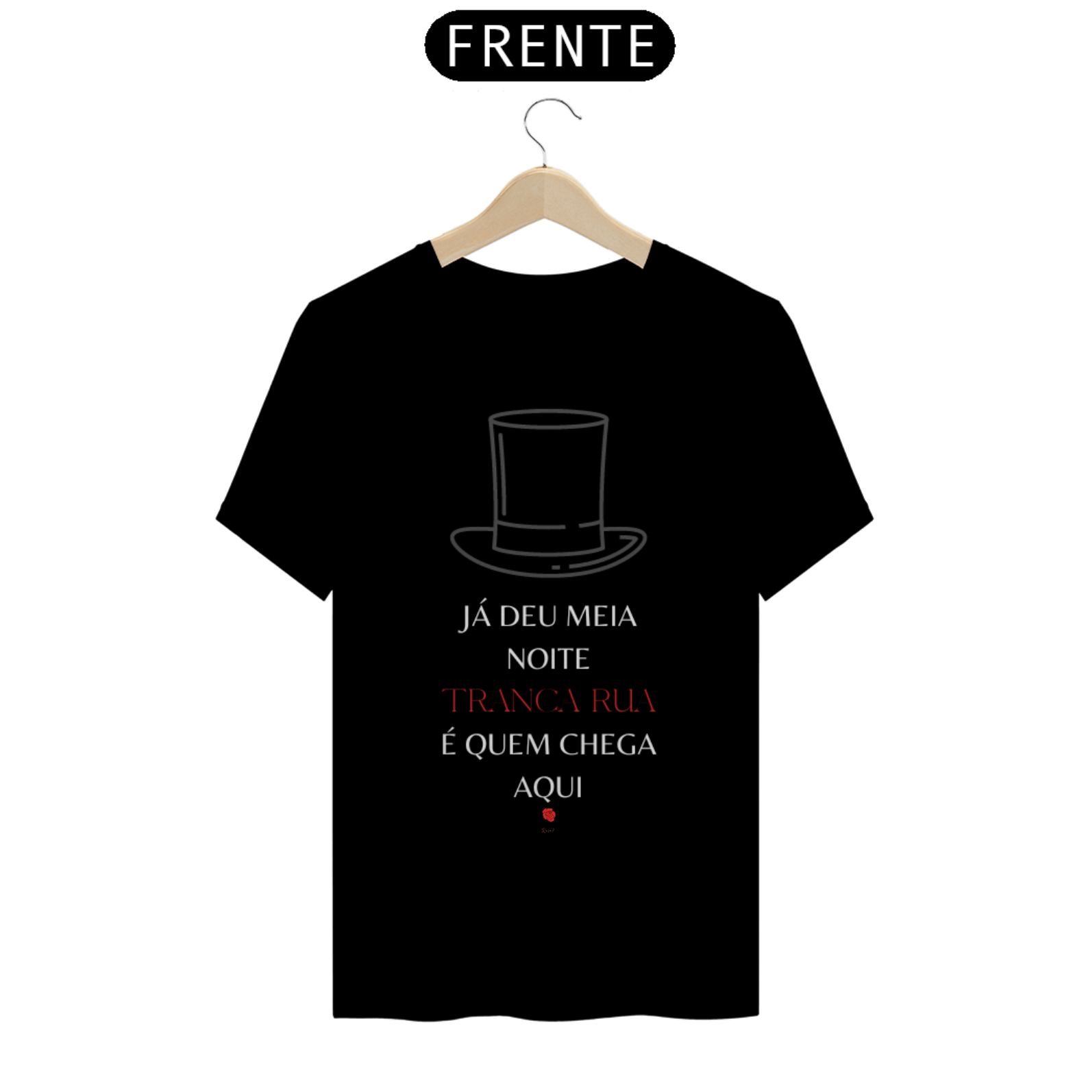 Camiseta Tranca Ruas - Meia-noite