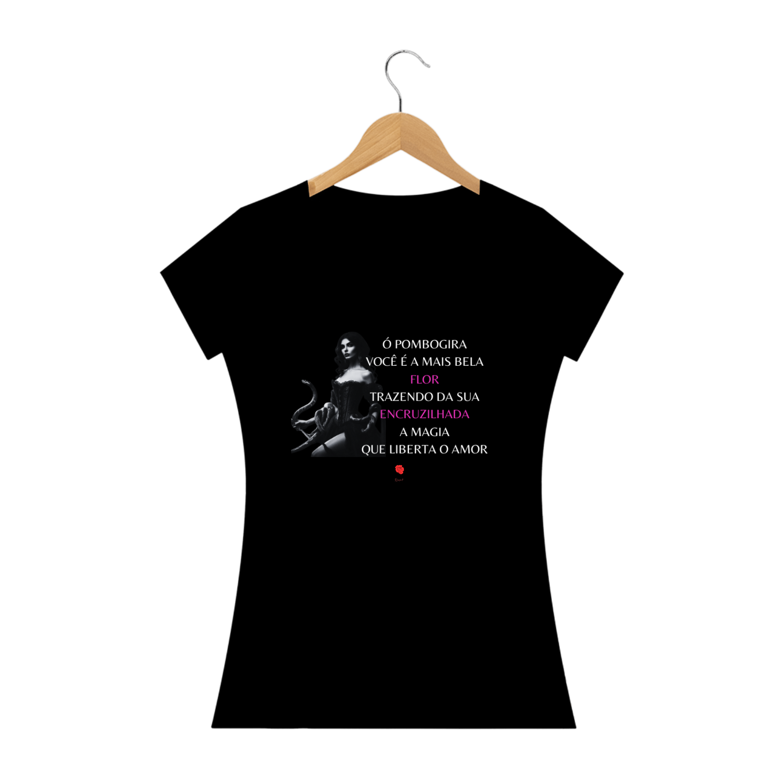 Camiseta Baby Look Pombogira Menina