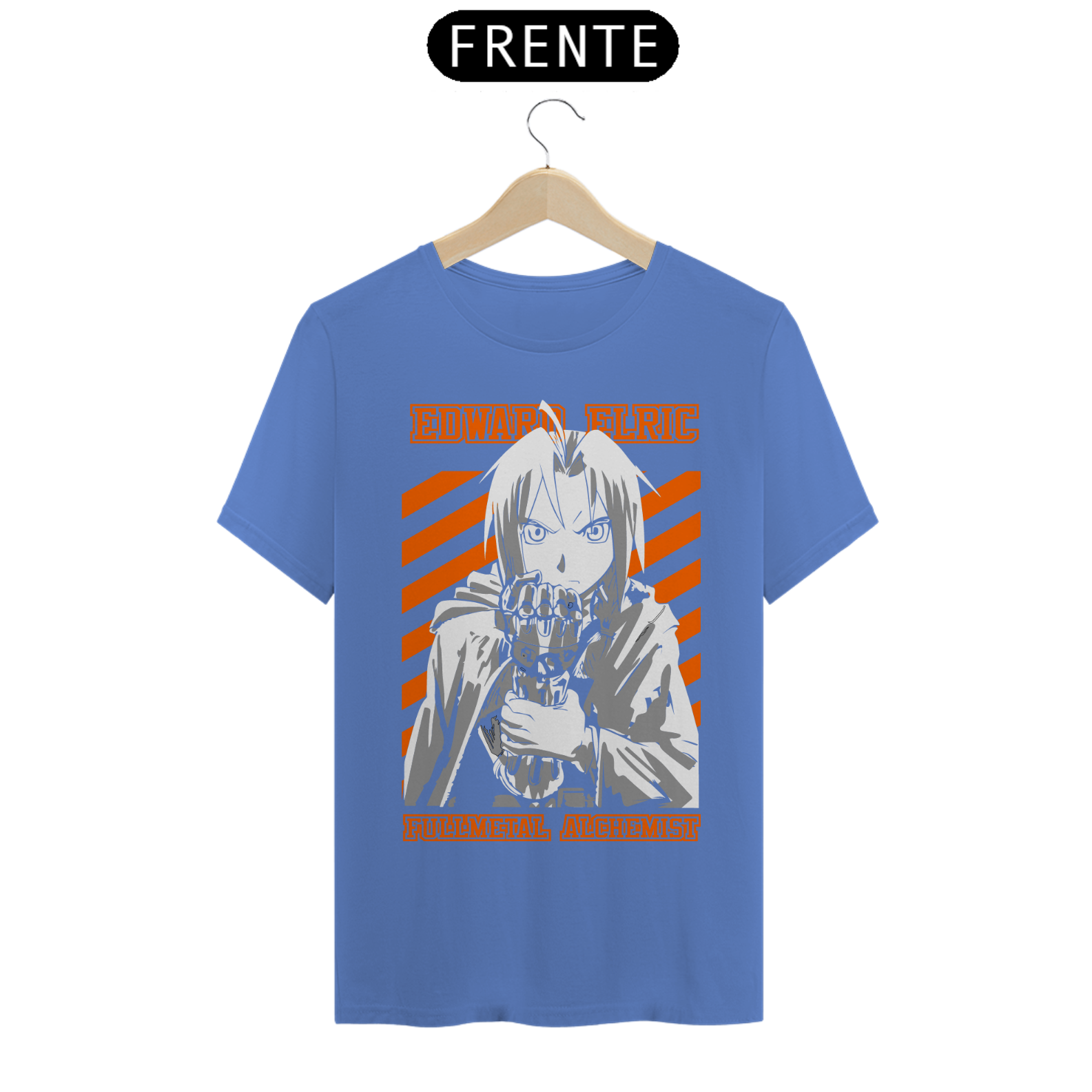 Camiseta Estonada Masculina (Edward Elric)
