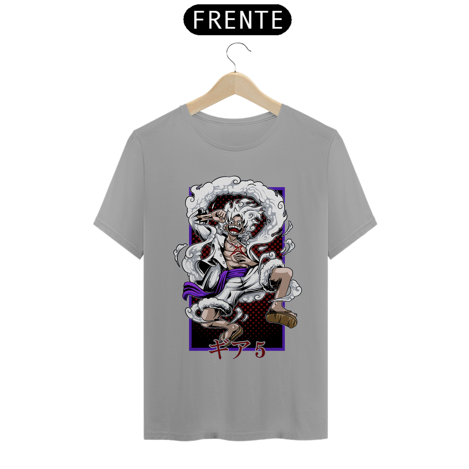 Camiseta Quality Masculina (Monk D. Luffy - Gear Five)