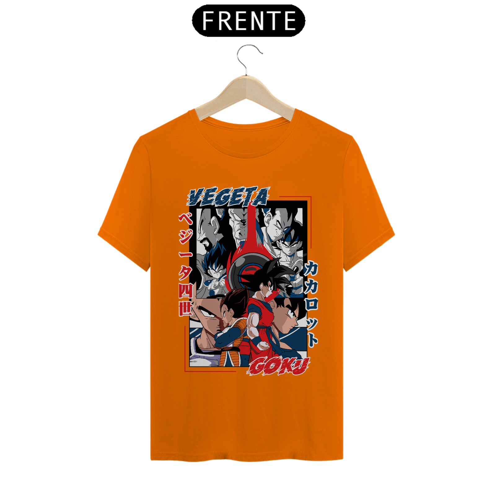 Camiseta Masculina Goku e Vegeta
