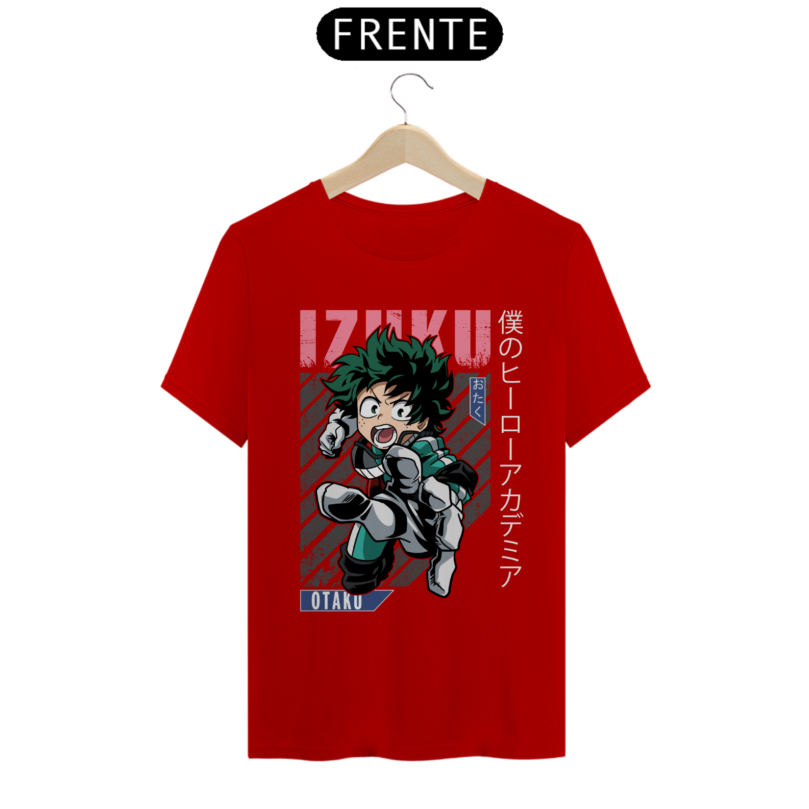 Camiseta Quality Masculina (Izuku Midoriya)