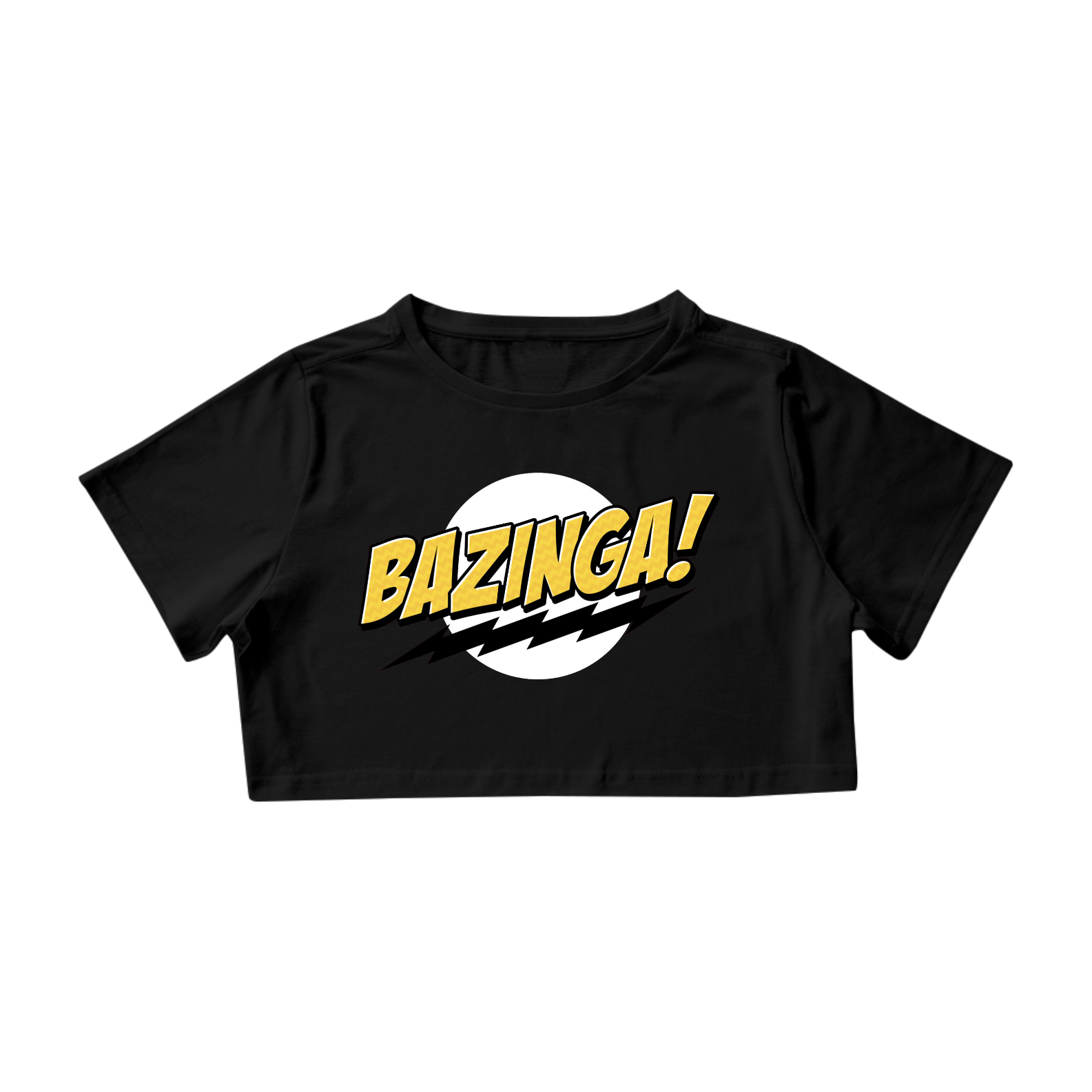 Camisa Cropped BAZINGA