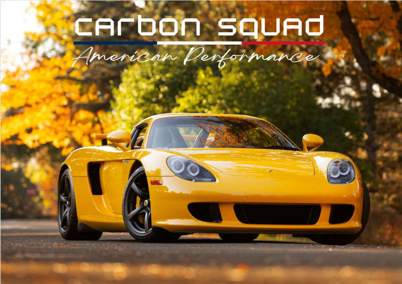 Pôster Carbon Squad Porsche Carrera GT