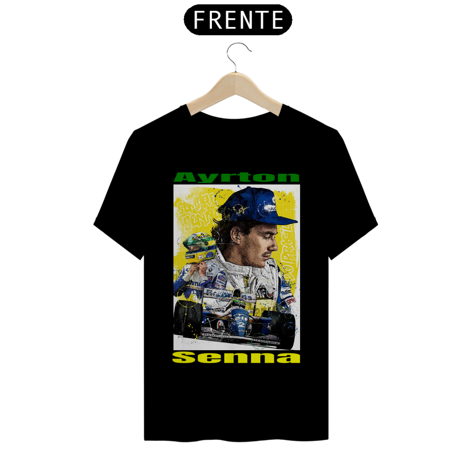 Camiseta Carbon Squad Ayrton Senna Legend