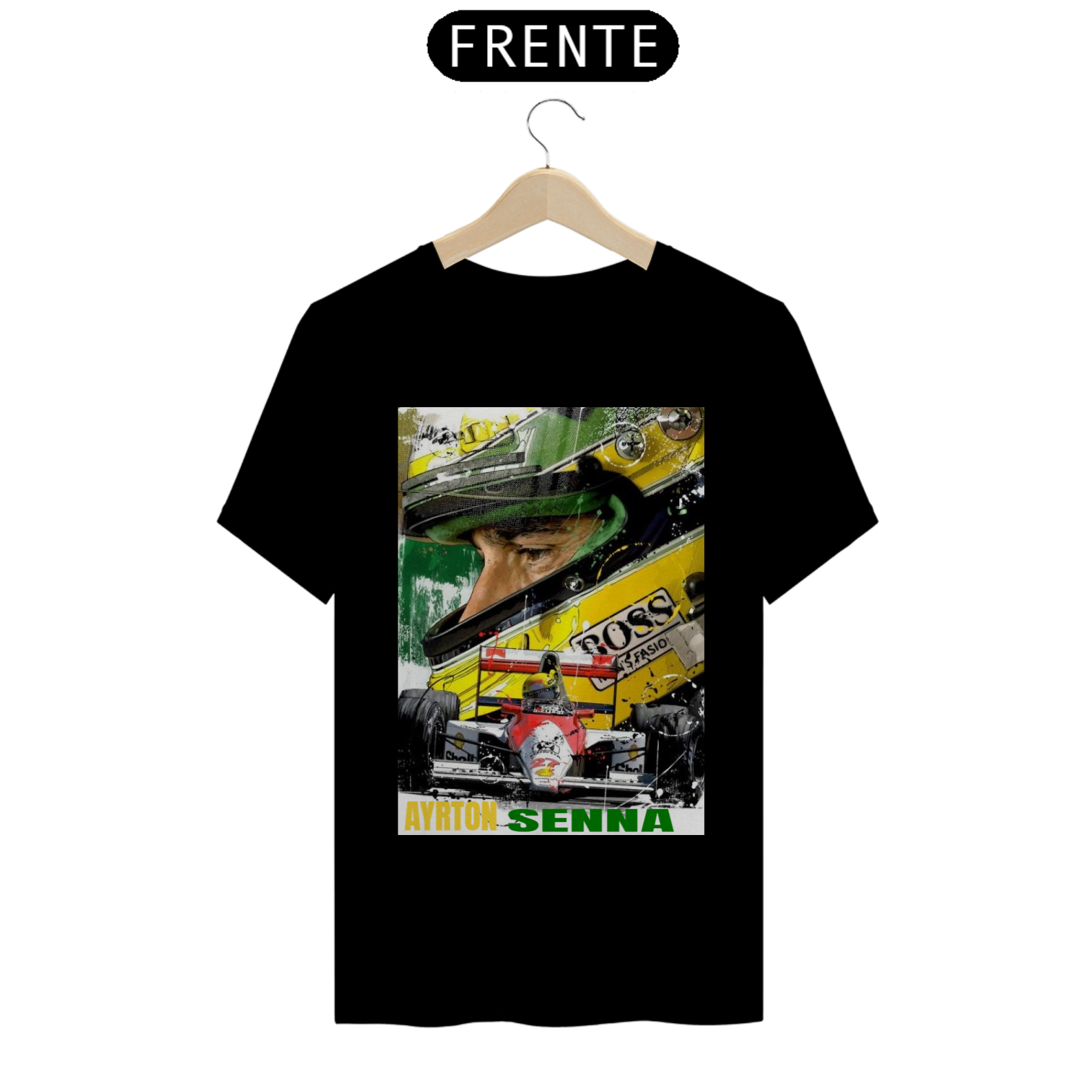 Camiseta Carbon Squad Ayrton Senna