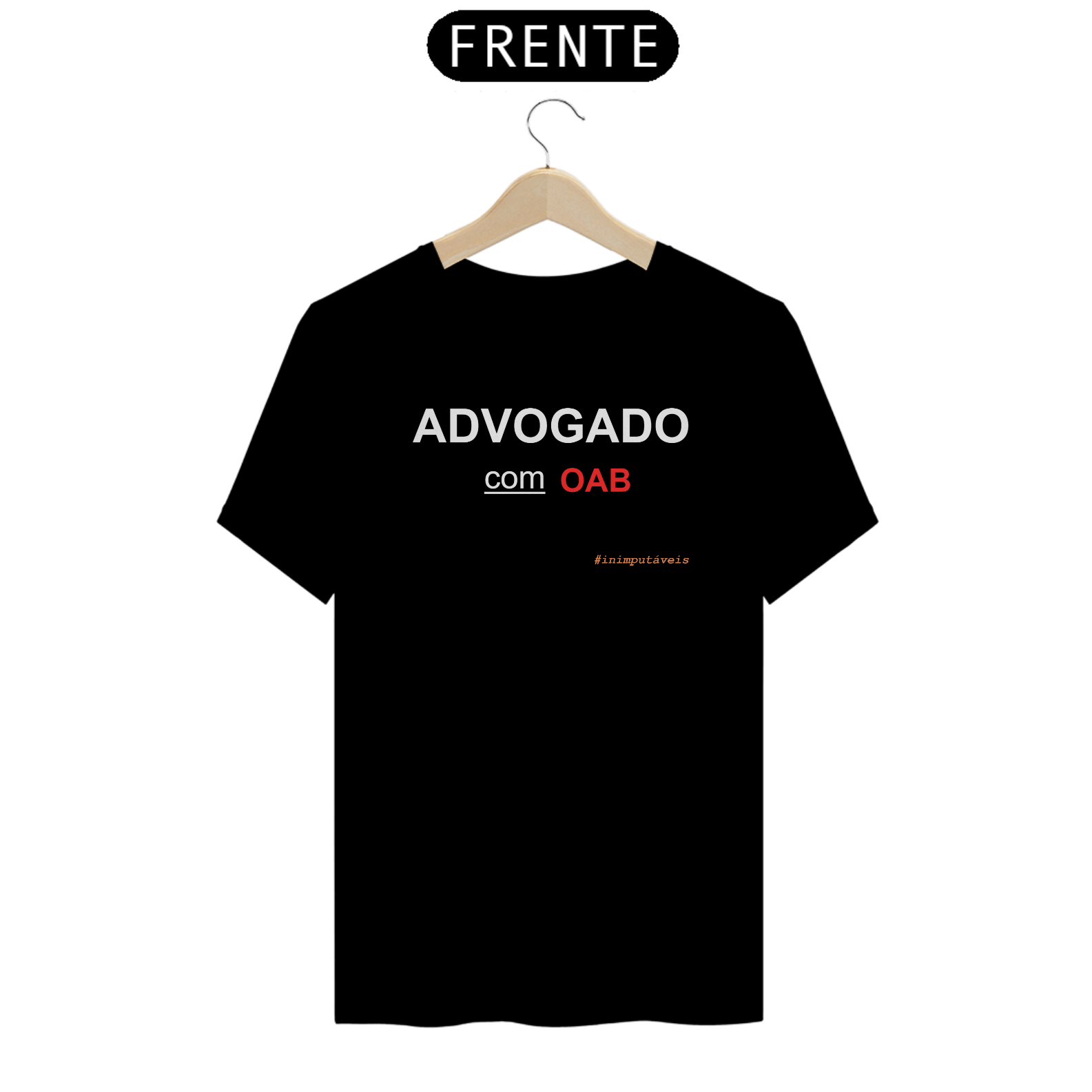Camiseta - Advogado com OAB