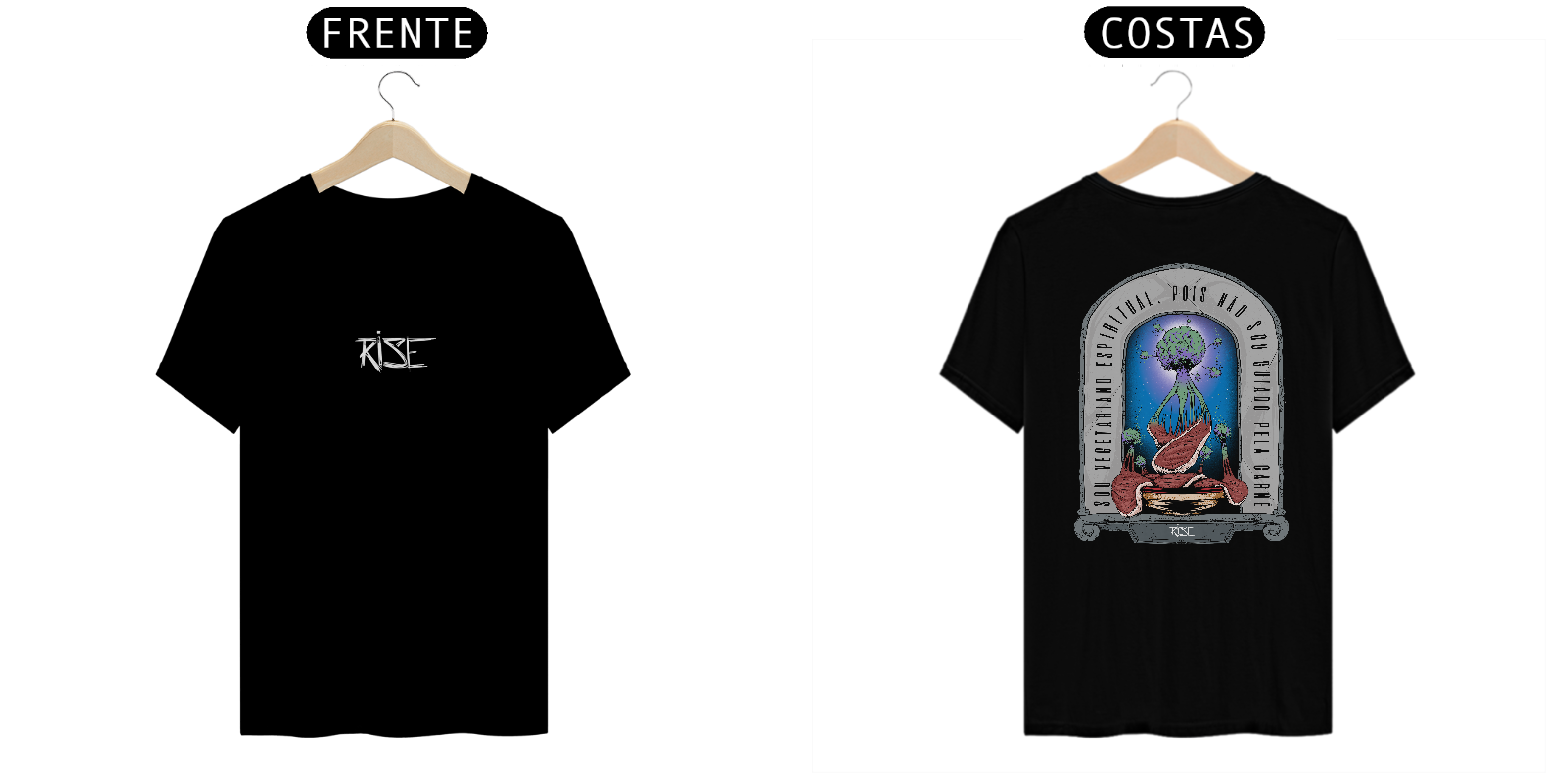 T-Shirt Vegetariano Espiritual