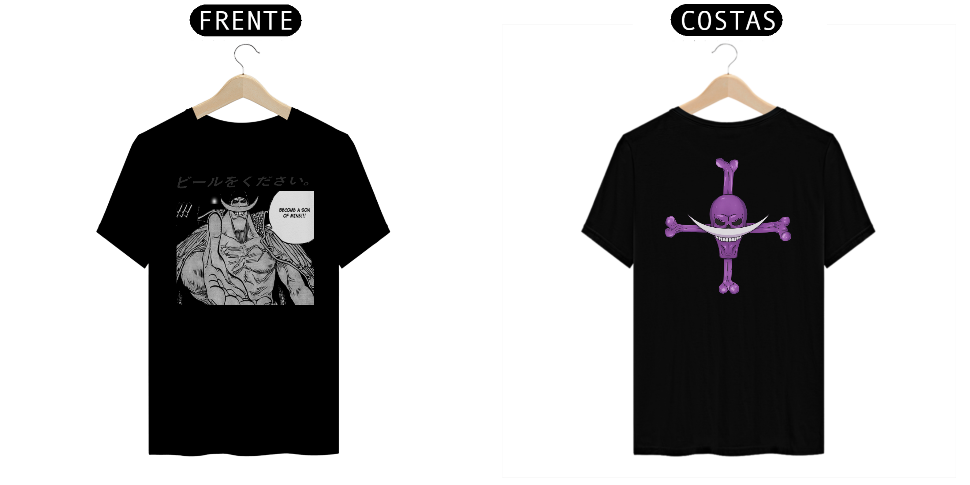 Camiseta Premium Edward Newgate (Barba Branca)