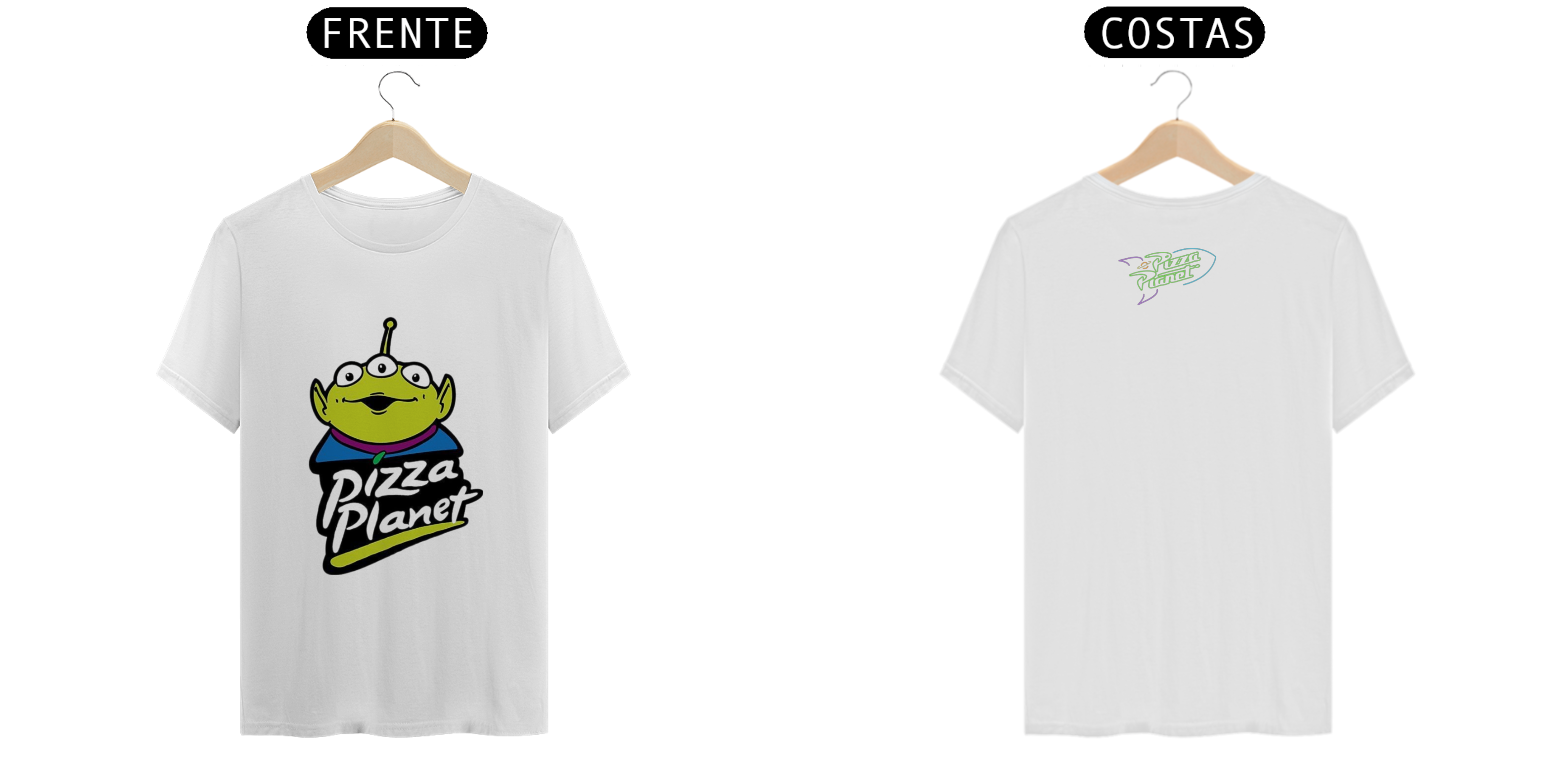Camiseta do PizzaPlanet