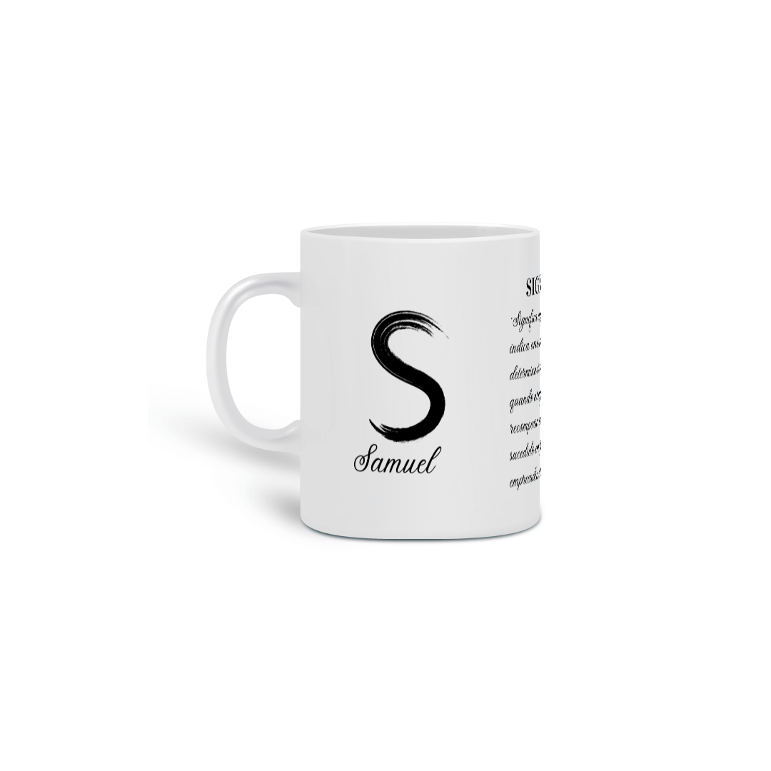 Caneca com Significado Samuel