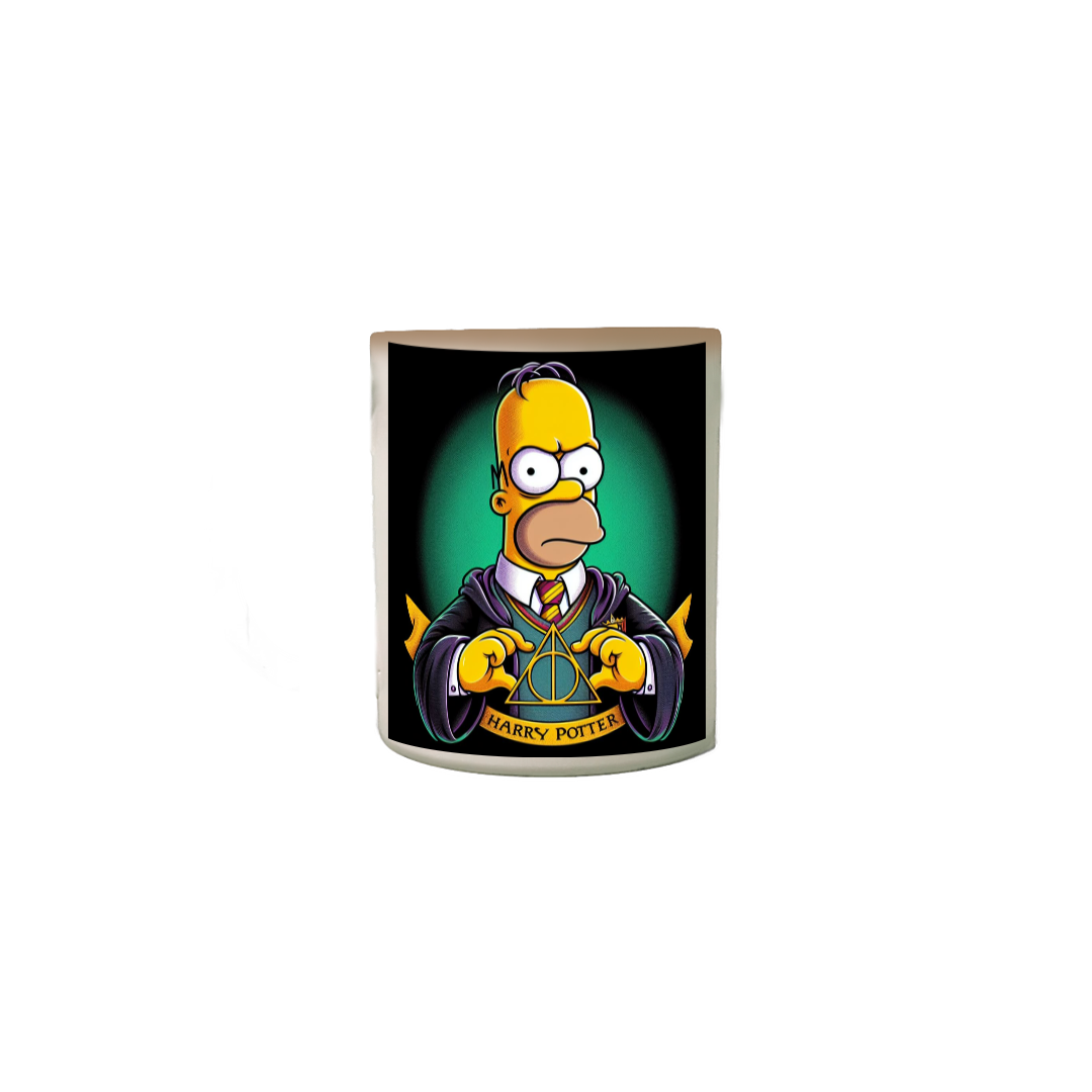 Nome do produto: Caneca Mágica Os Simpsons - Homer no Universo de Harry Potter
