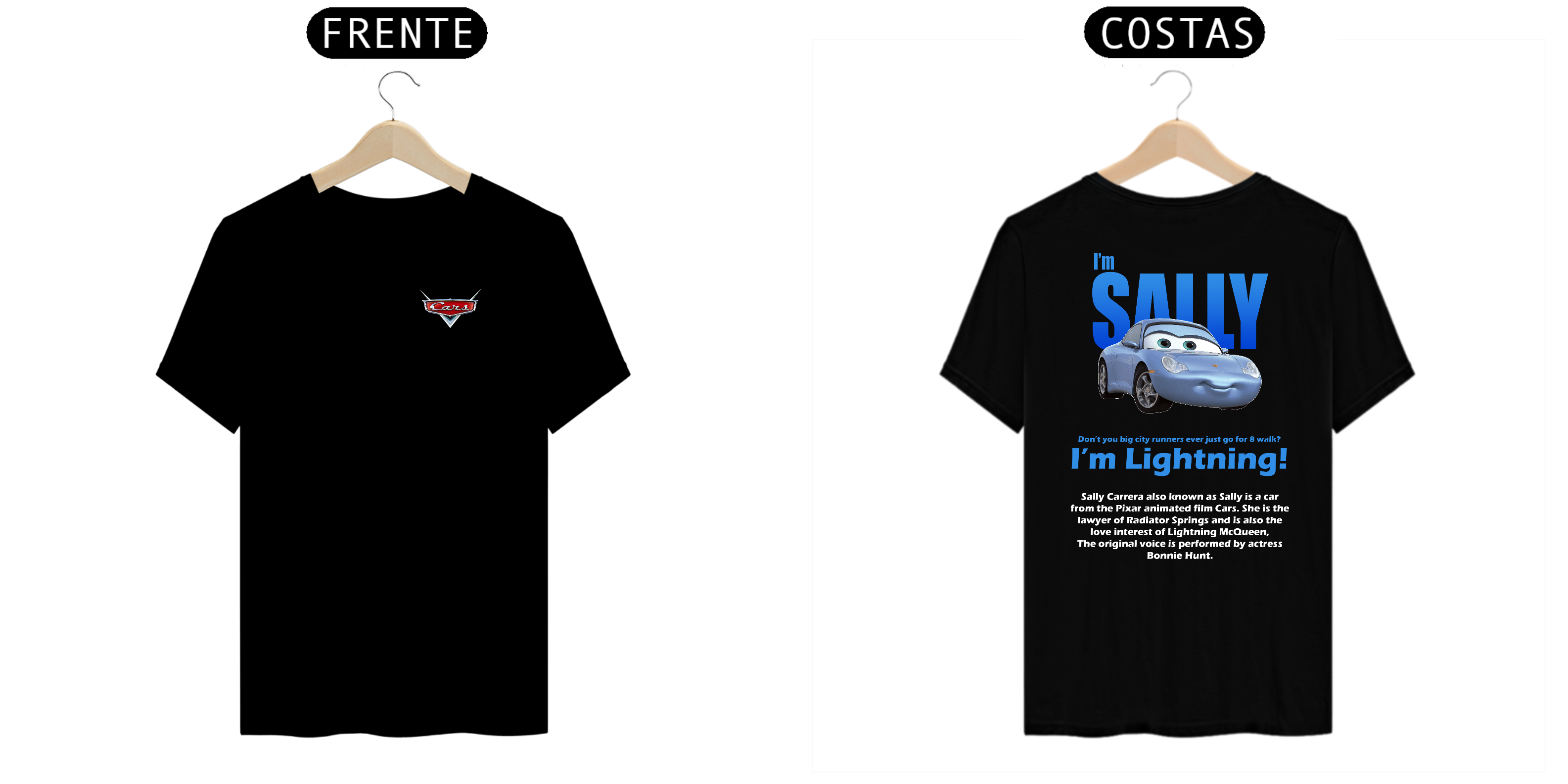 Camiseta Preta - Sally