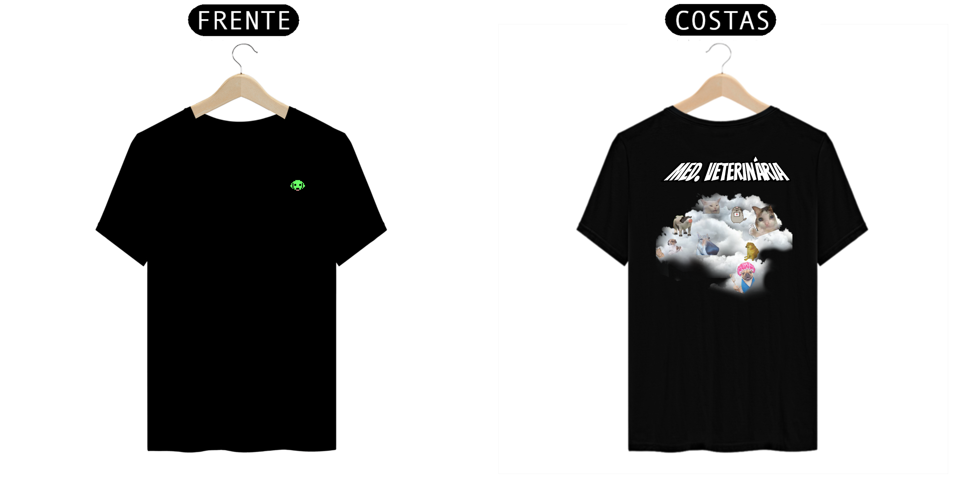 Camiseta veterinária