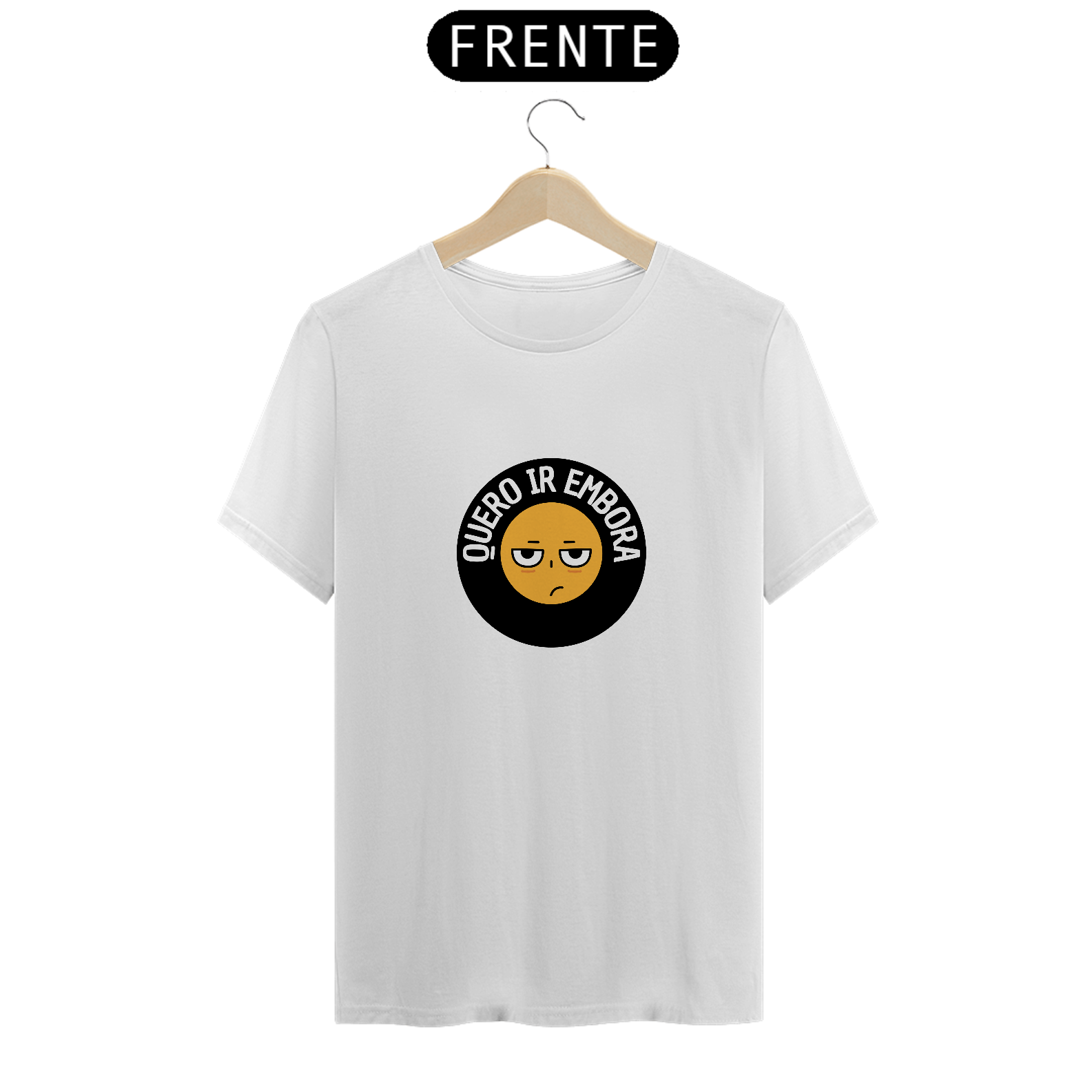 T-shirt Quero ir embora