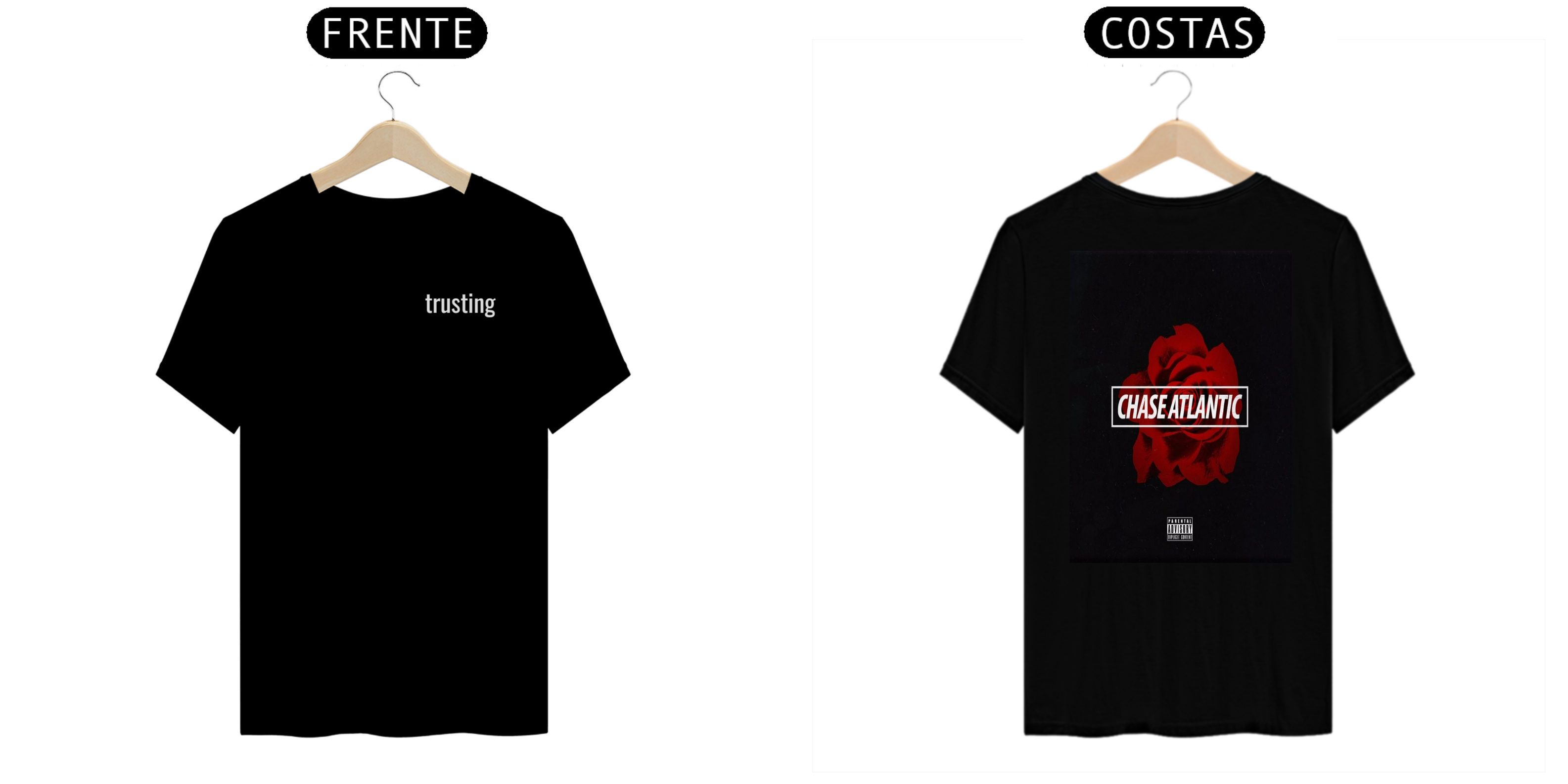 T- Shirt Prime - Estampa Atras - Chase Atlantic